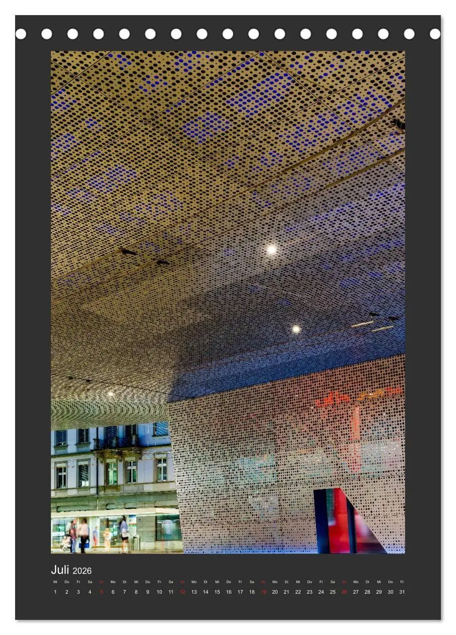 Bild: 9783516678628 | Plakative Architektur (Tischkalender 2026 DIN A5 hoch), CALVENDO...