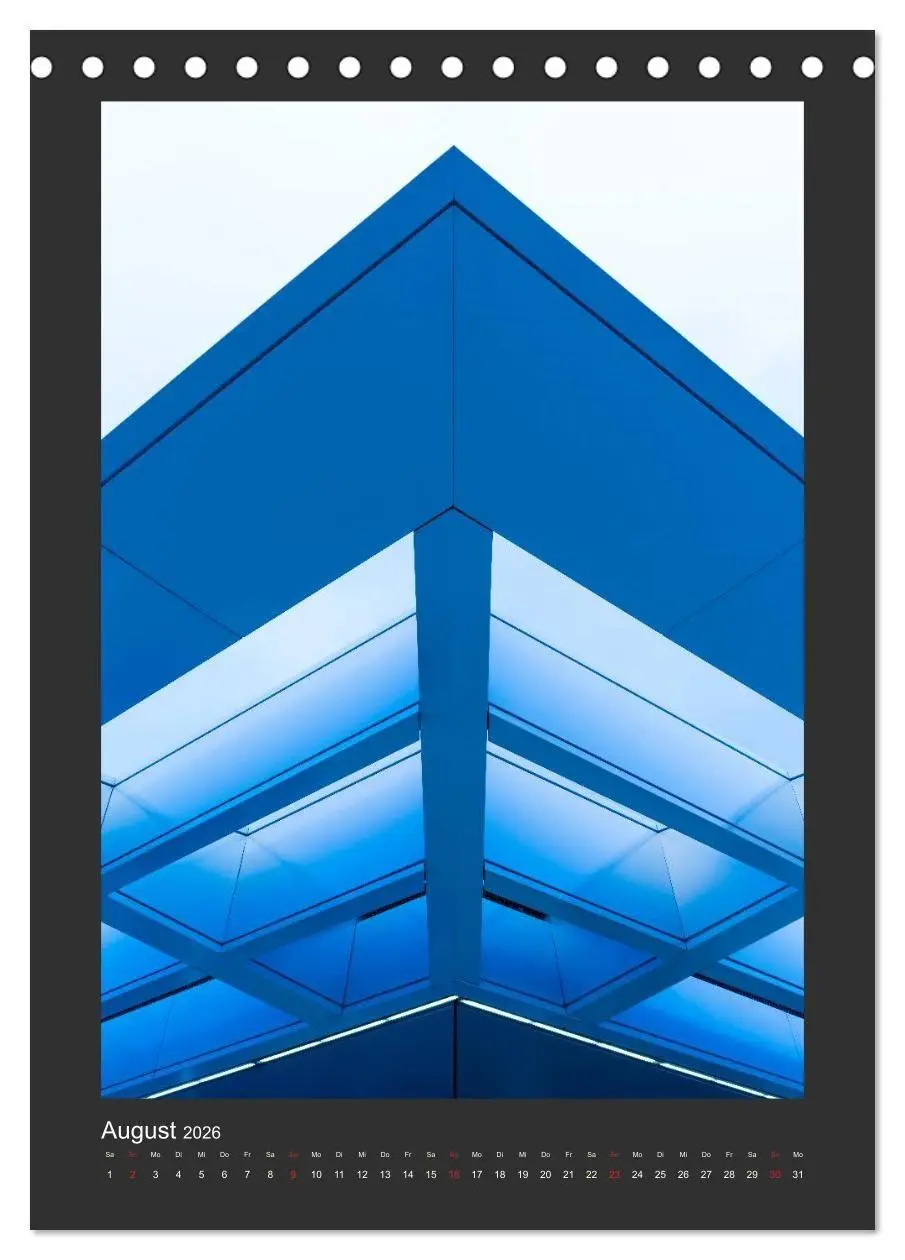 Bild: 9783516678628 | Plakative Architektur (Tischkalender 2026 DIN A5 hoch), CALVENDO...