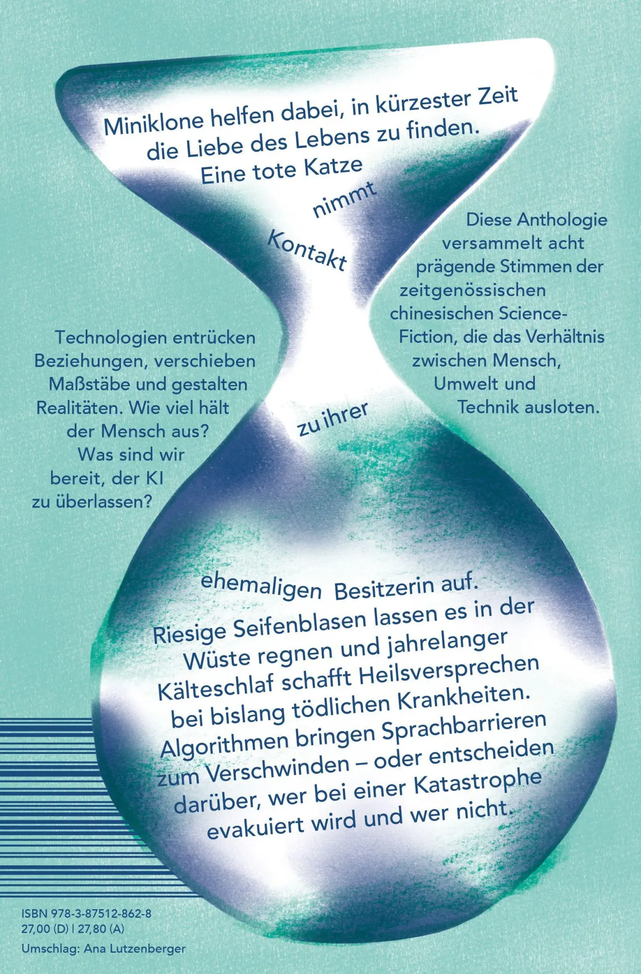 Rückseite: 9783875128628 | Flüchtige Zeit | Science-Fiction aus China | Liu Cixin (u. a.) | Buch