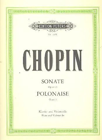 Cover: 9790014008628 | Sonata For Cello And Piano In G Minor | Frédéric Chopin | Buch