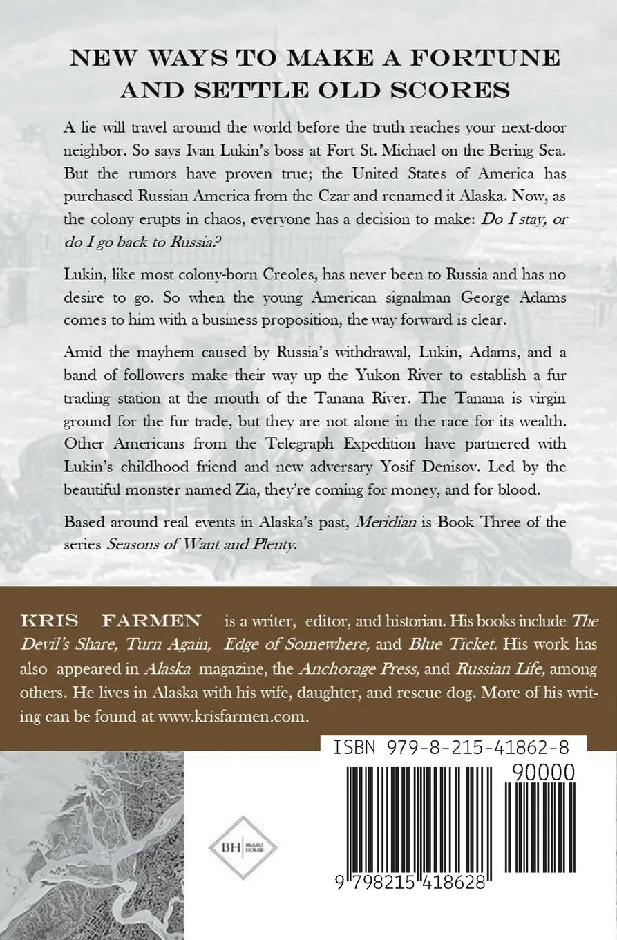 Rückseite: 9798215418628 | Meridian | Kris Farmen | Taschenbuch | Englisch | 2023 | Blazo House