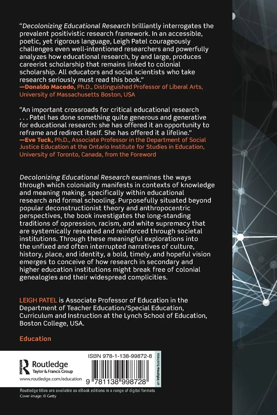 Rückseite: 9781138998728 | Decolonizing Educational Research | From Ownership to Answerability