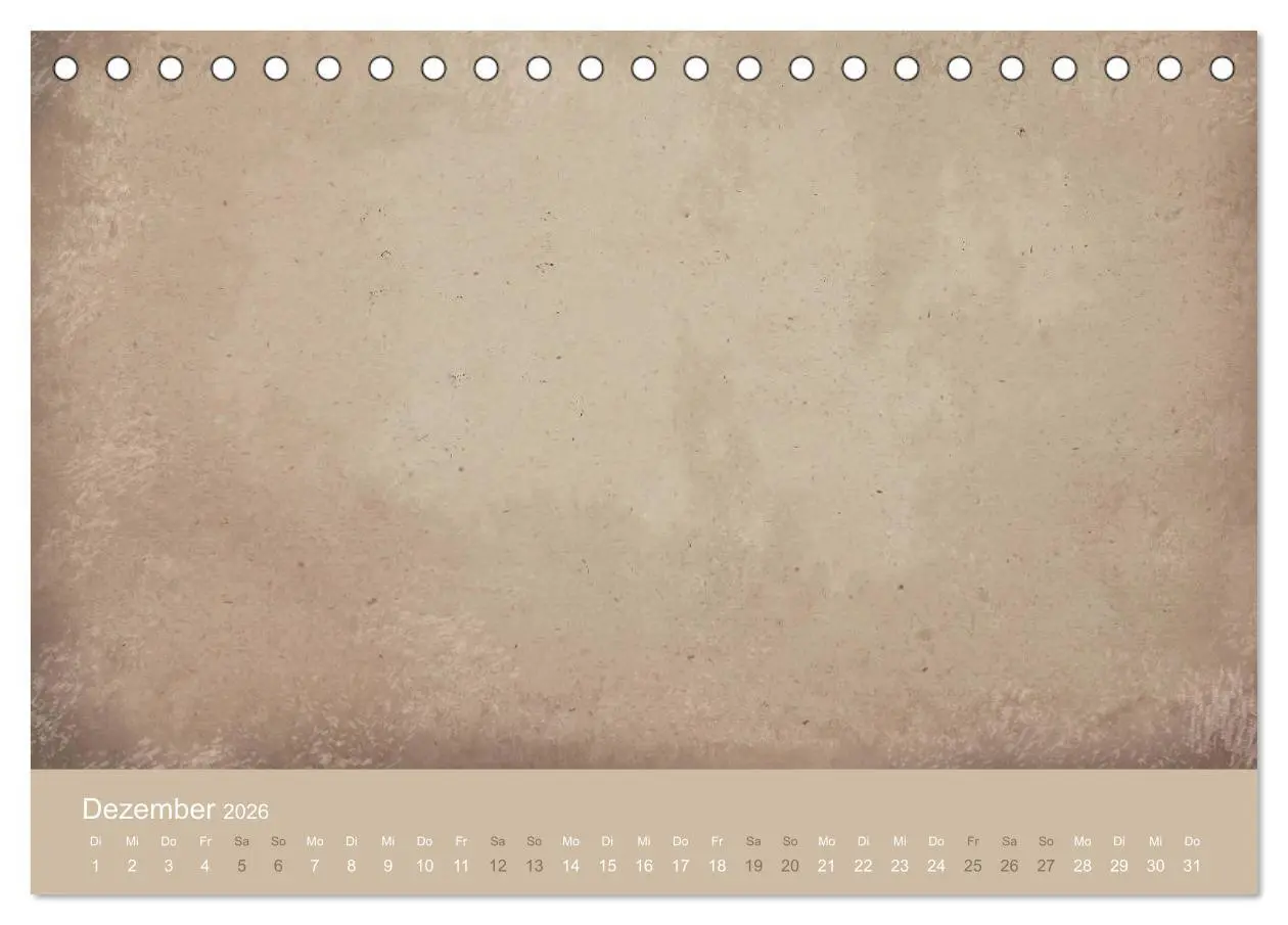 Bild: 9783457718728 | Vintage DIY Bastel-Kalender (Tischkalender 2026 DIN A5 quer),...