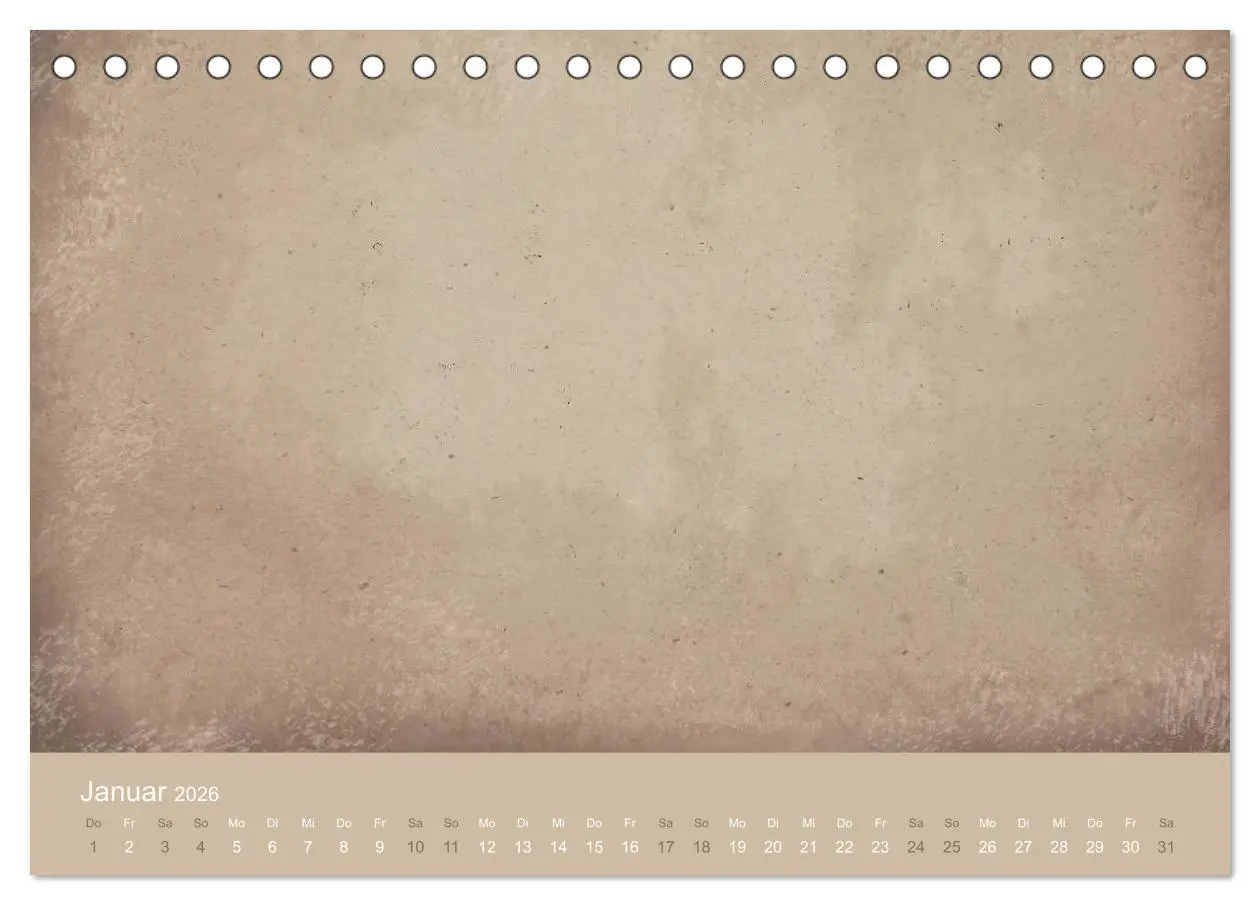 Bild: 9783457718728 | Vintage DIY Bastel-Kalender (Tischkalender 2026 DIN A5 quer),...