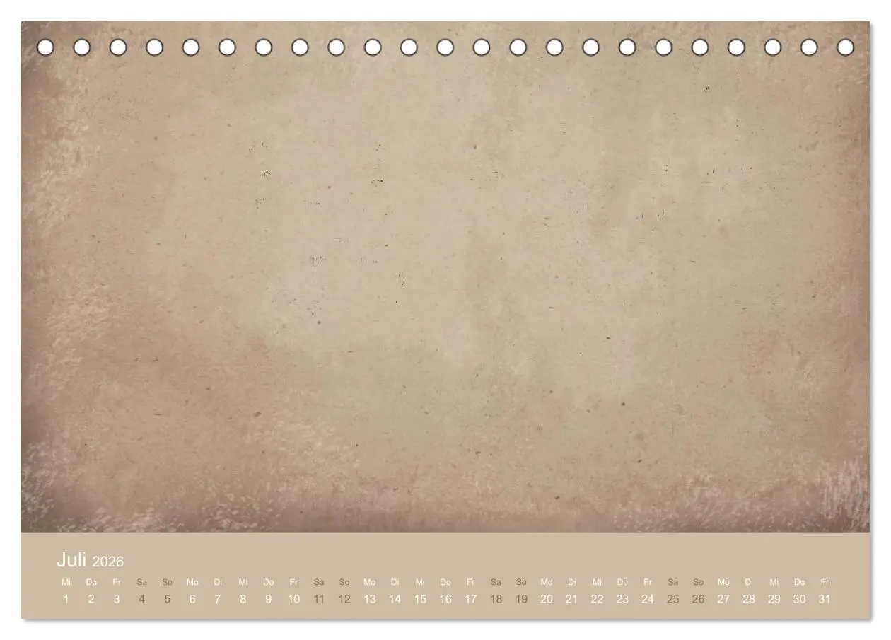 Bild: 9783457718728 | Vintage DIY Bastel-Kalender (Tischkalender 2026 DIN A5 quer),...