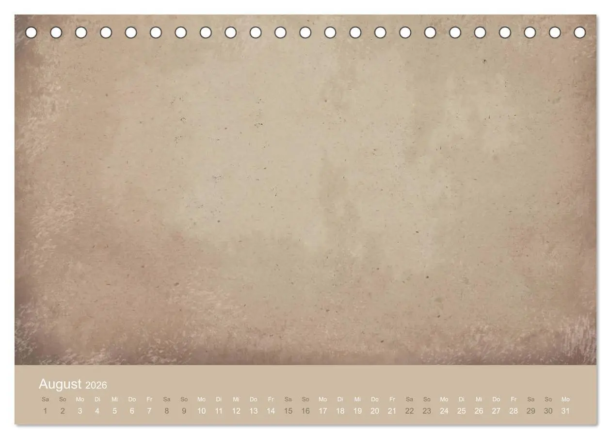 Bild: 9783457718728 | Vintage DIY Bastel-Kalender (Tischkalender 2026 DIN A5 quer),...