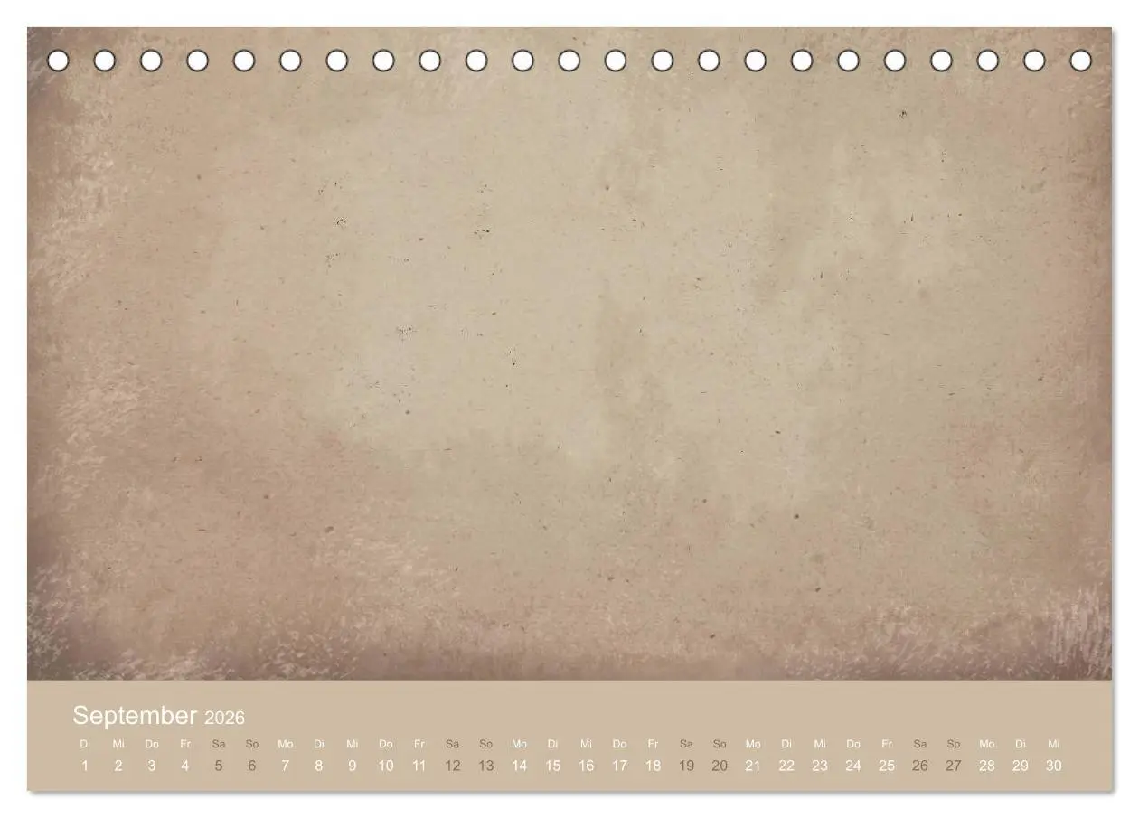 Bild: 9783457718728 | Vintage DIY Bastel-Kalender (Tischkalender 2026 DIN A5 quer),...