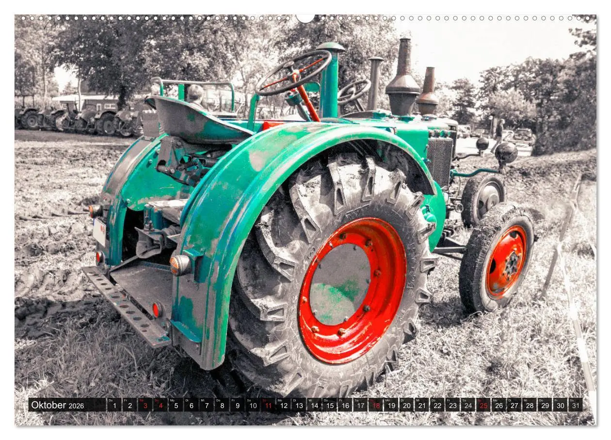Bild: 9783457888728 | Trecker-Liebhaber (Wandkalender 2026 DIN A2 quer), CALVENDO...