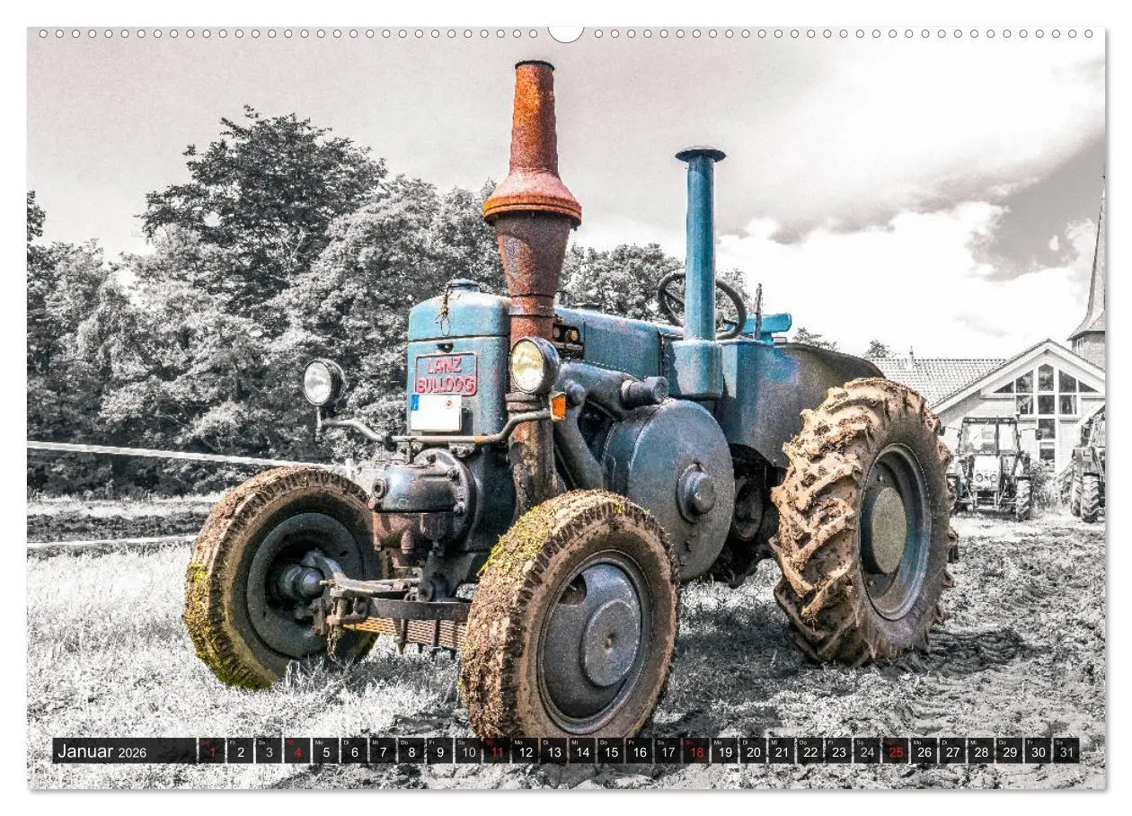 Bild: 9783457888728 | Trecker-Liebhaber (Wandkalender 2026 DIN A2 quer), CALVENDO...