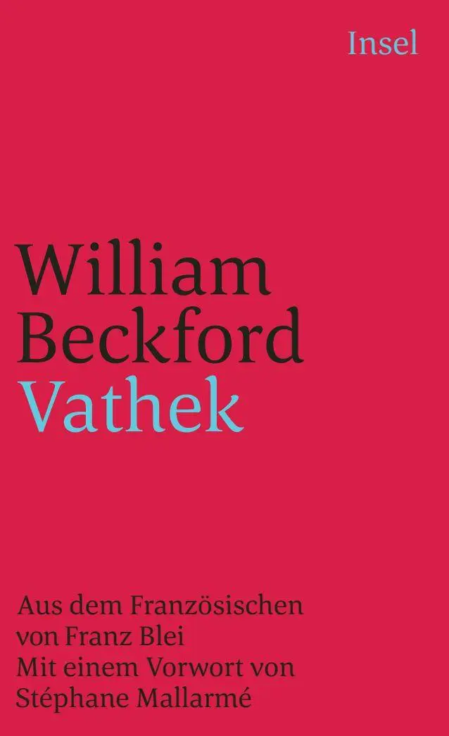 Cover: 9783458328728 | Vathek | William Beckford | Taschenbuch | 353 S. | Deutsch | 1989