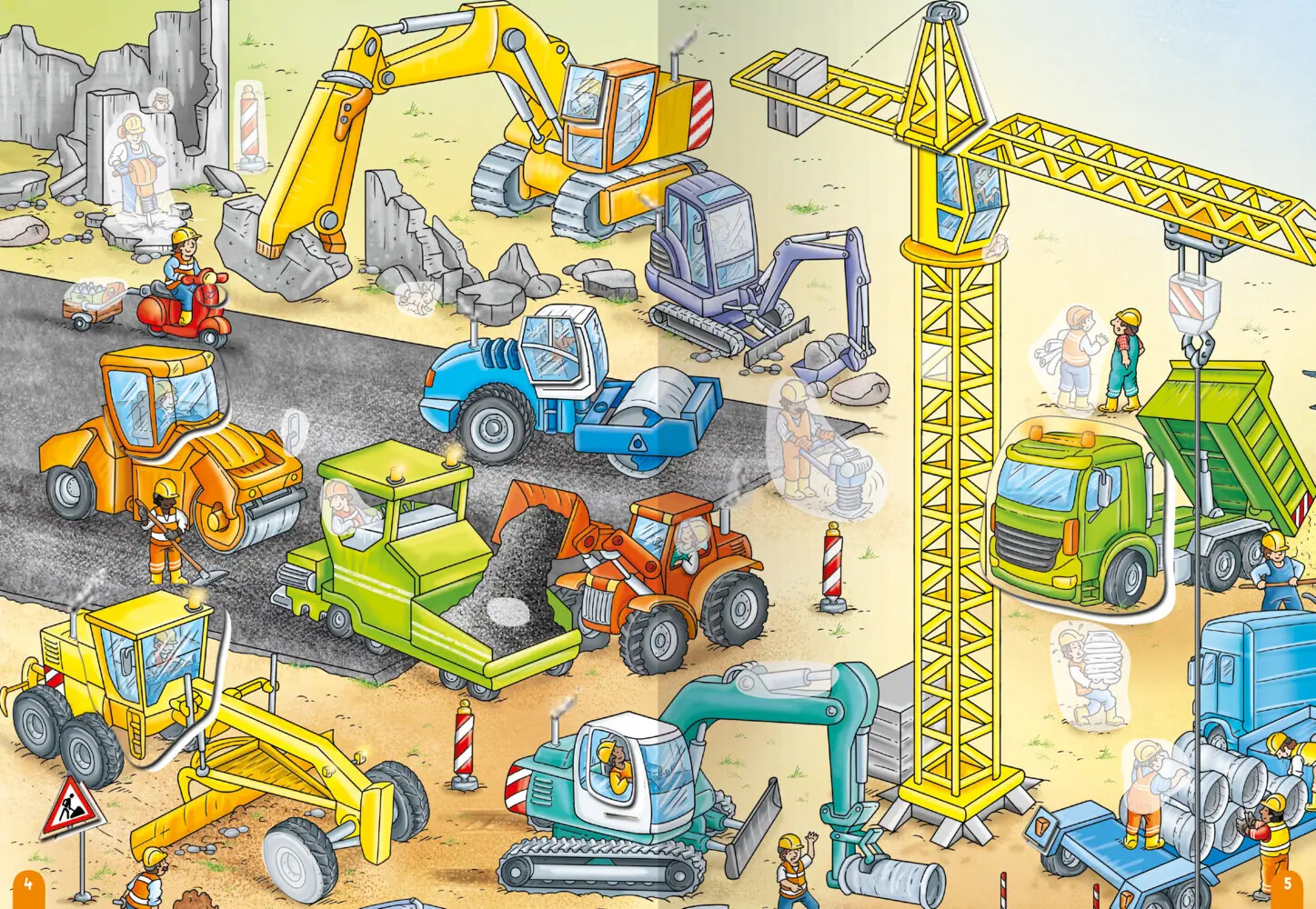Bild: 9783473488728 | Wimmeln, Rätseln, Stickern: Fahrzeuge | Stefan Lohr | Broschüre | 2025