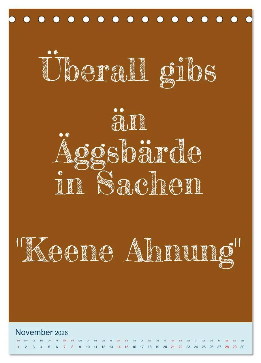 Bild: 9783516358728 | Humorvoller Mundartkalender Sachsen (Tischkalender 2026 DIN A5...