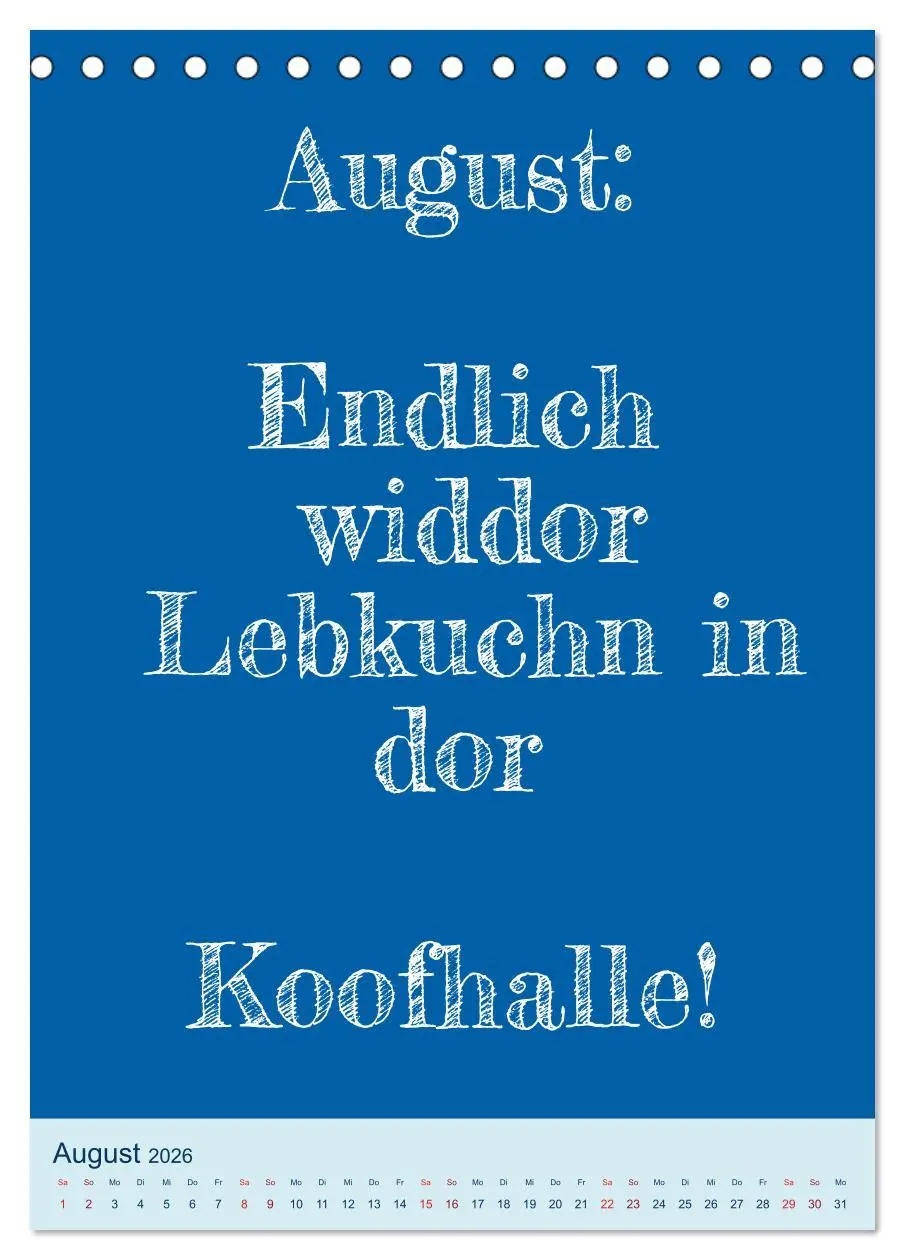 Bild: 9783516358728 | Humorvoller Mundartkalender Sachsen (Tischkalender 2026 DIN A5...