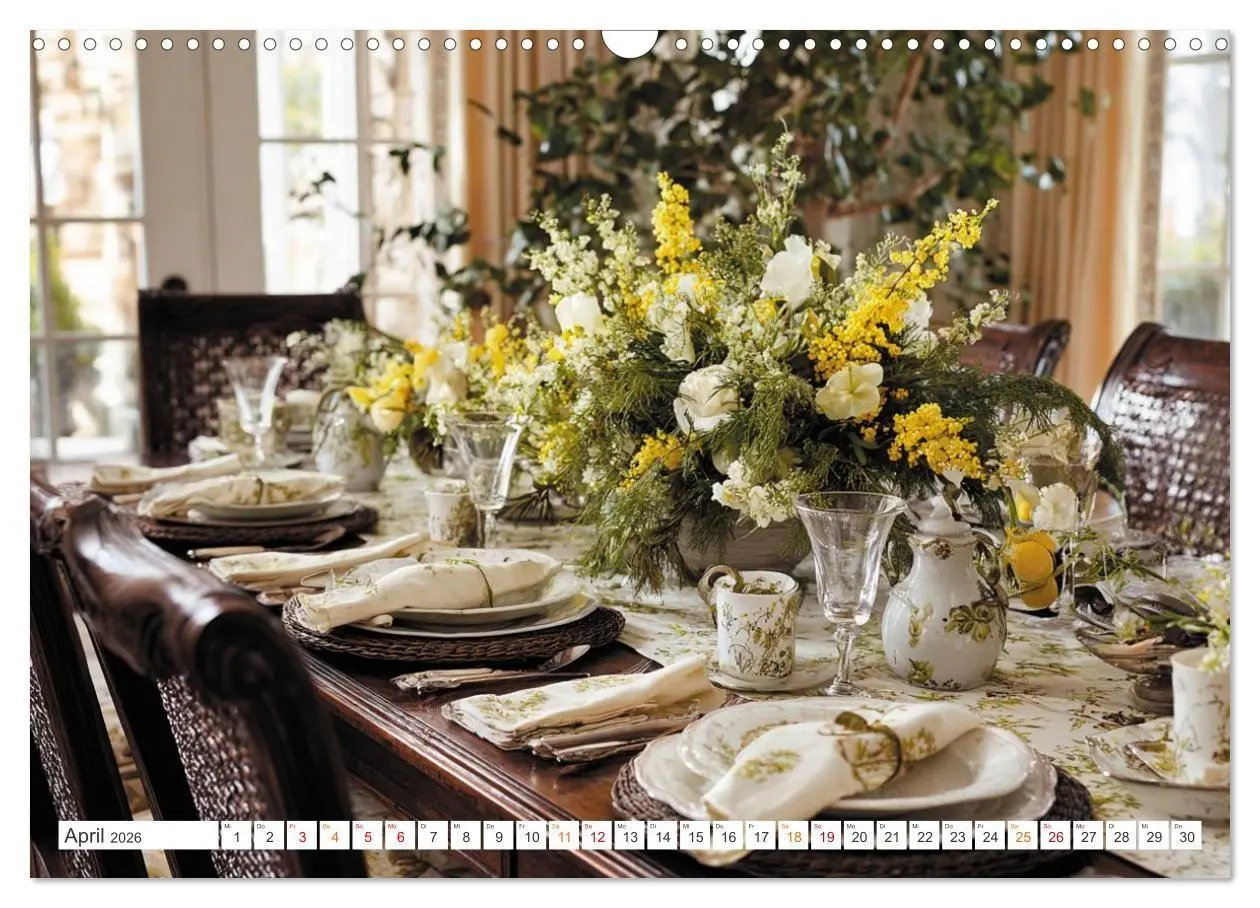 Bild: 9783516738728 | Kulinarische Eleganz (Wandkalender 2026 DIN A3 quer), CALVENDO...