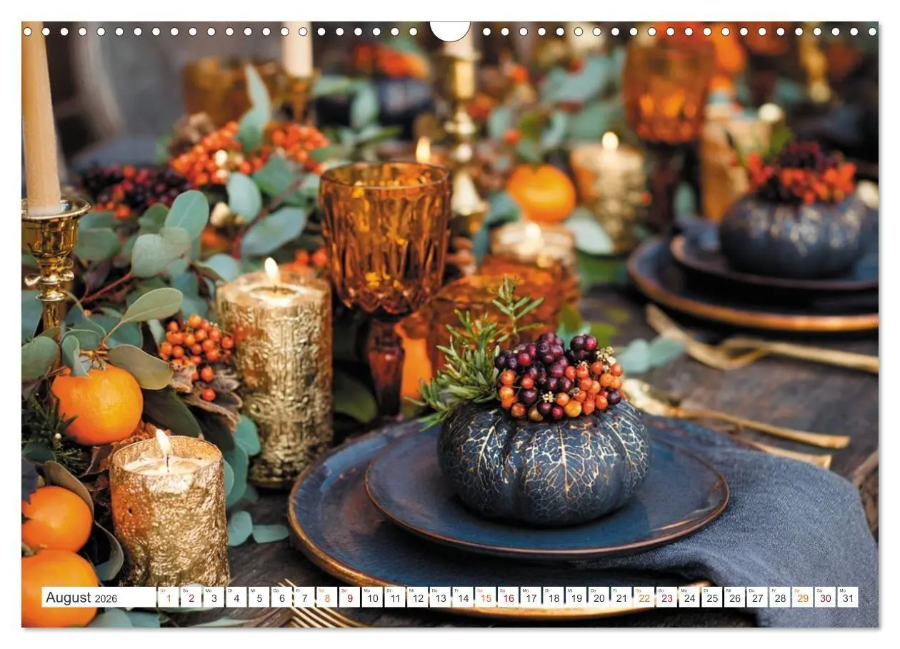 Bild: 9783516738728 | Kulinarische Eleganz (Wandkalender 2026 DIN A3 quer), CALVENDO...