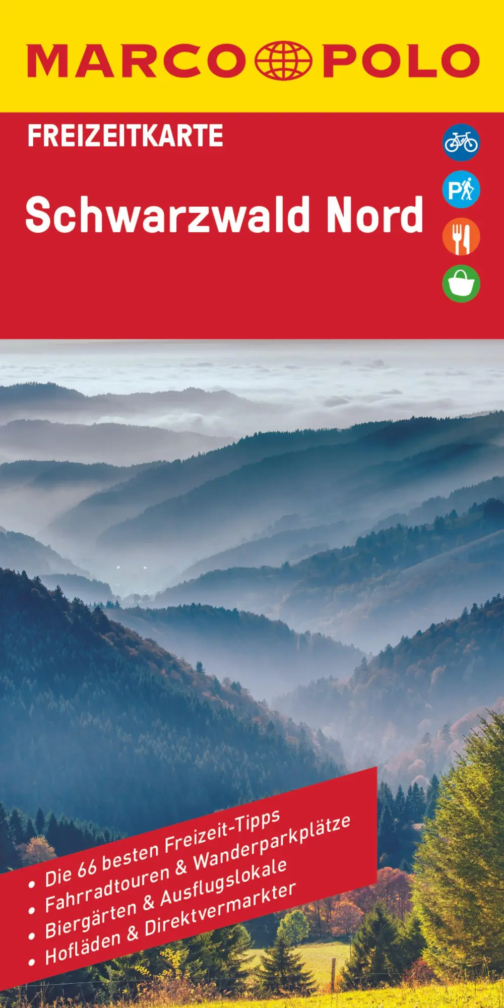 Cover: 9783829748728 | MARCO POLO Freizeitkarte 38 Schwarzwald Nord 1:100.000 | 1:100 000