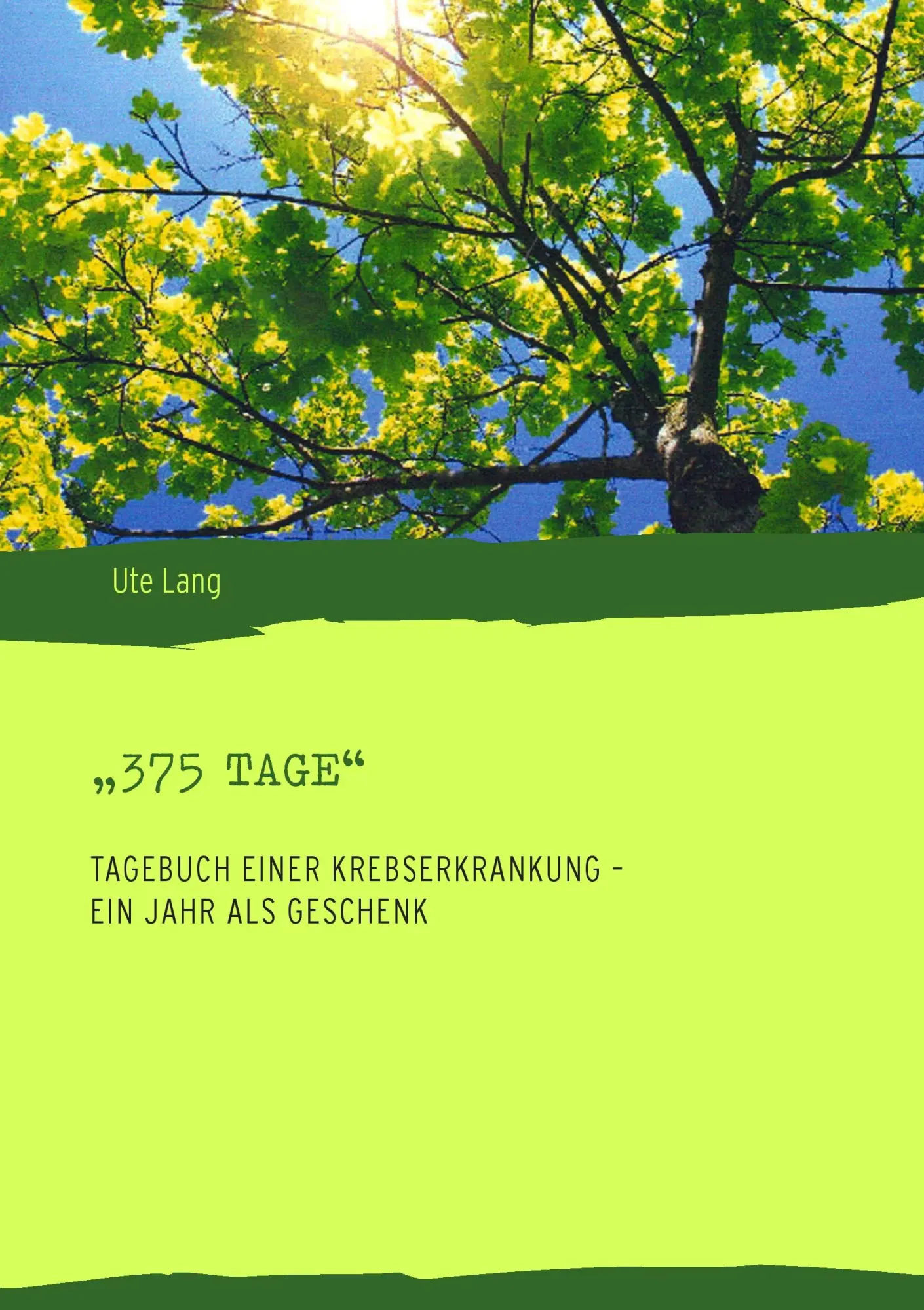Cover: 9783848248728 | "375 Tage" | Tagebuch einer Krebserkrankung - ein Jahr als Geschenk