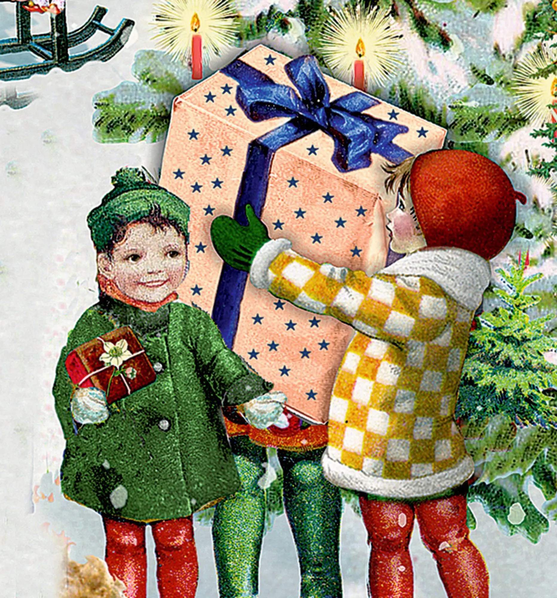 Bild: 4050003958828 | A3-Wand-Adventskalender - Nostalgischer Weihnachtsmarkt | Barbara Behr