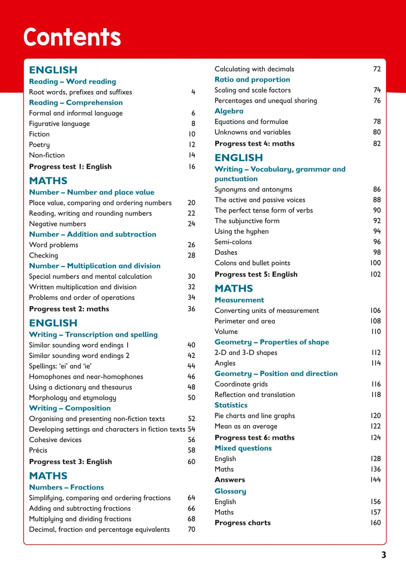 Bild: 9780008398828 | Year 6 Maths and English | Targeted Study &amp; Practice Book | Ks2 | Buch