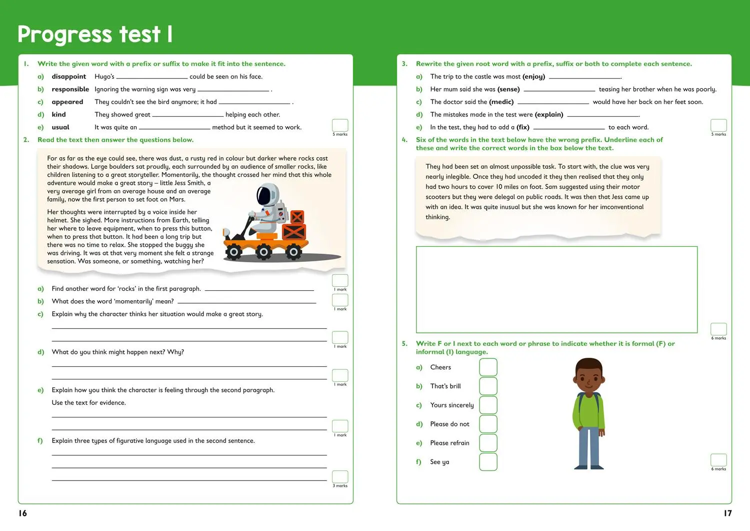 Bild: 9780008398828 | Year 6 Maths and English | Targeted Study &amp; Practice Book | Ks2 | Buch
