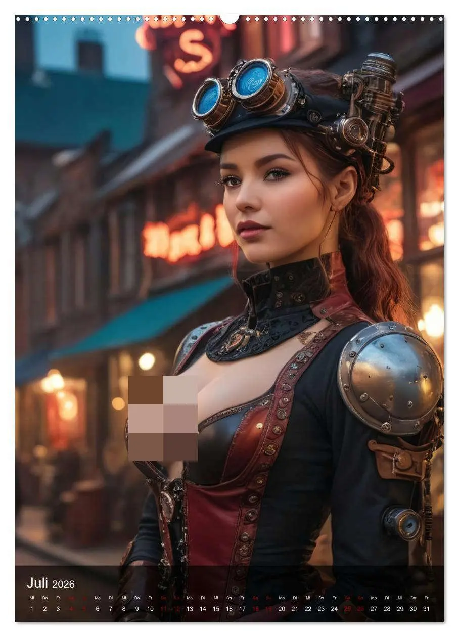 Bild: 9783516278828 | Steampunk - Stadtleben - Rotlichtviertel (Wandkalender 2026 DIN A2...