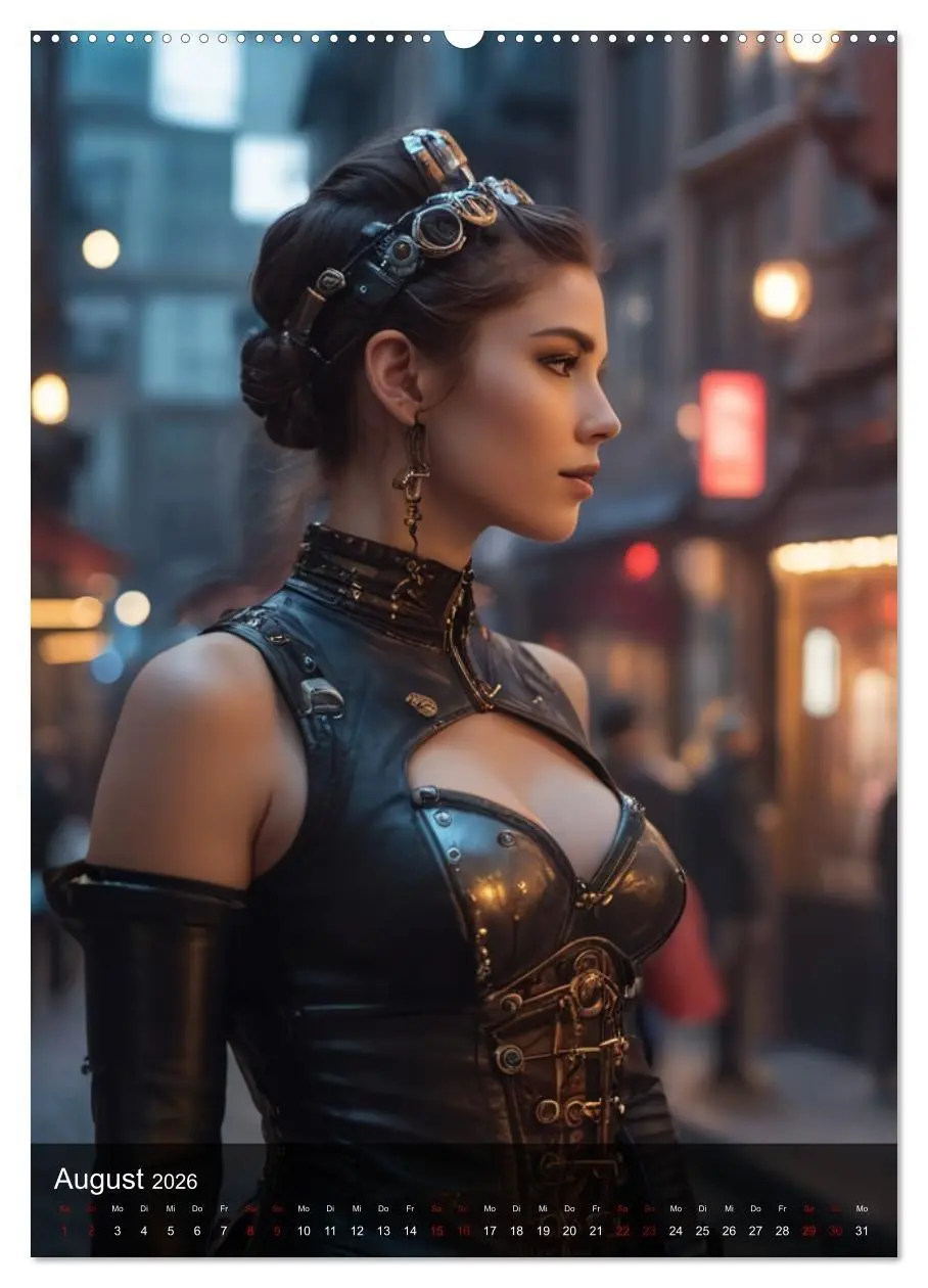 Bild: 9783516278828 | Steampunk - Stadtleben - Rotlichtviertel (Wandkalender 2026 DIN A2...