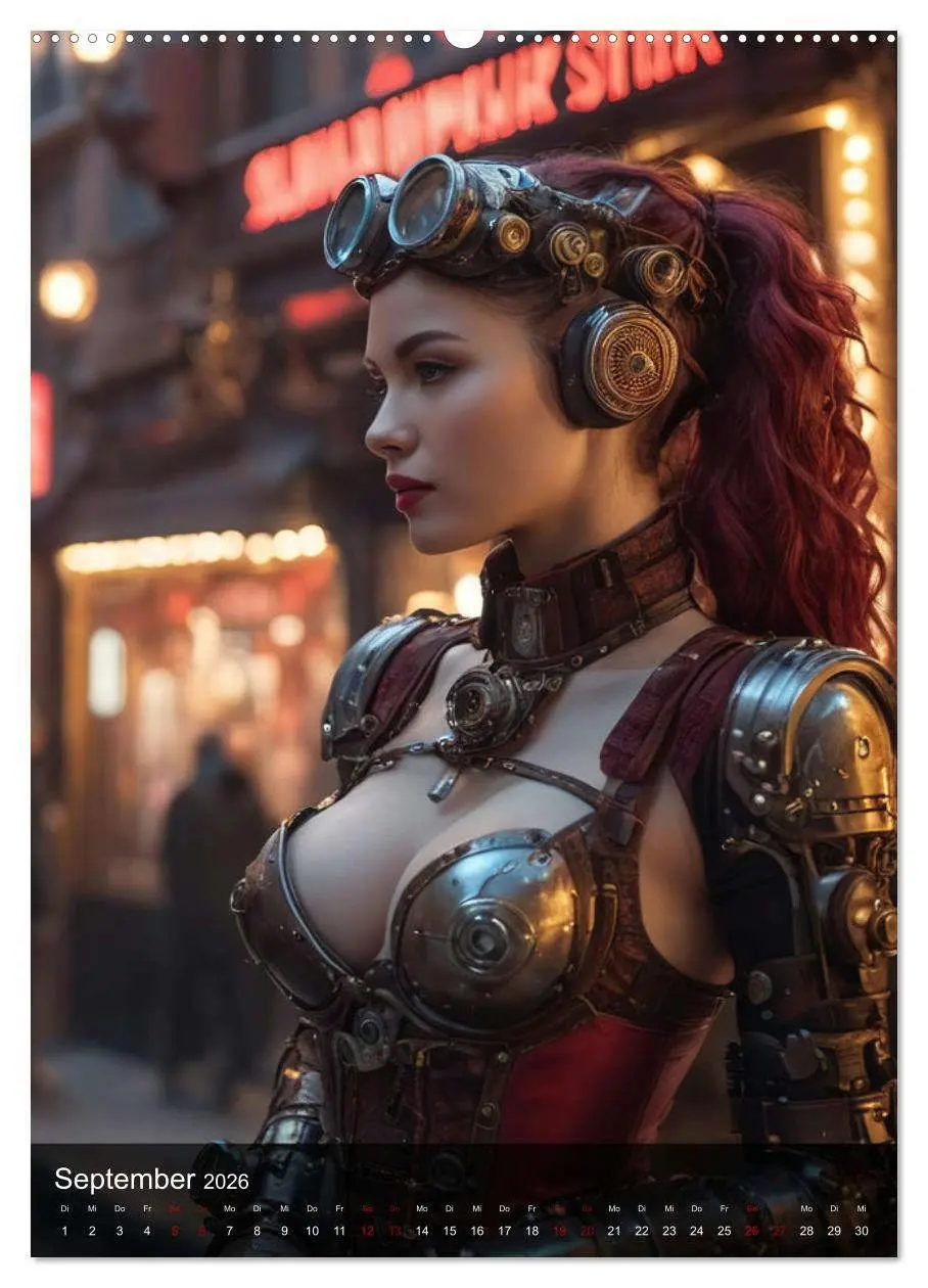 Bild: 9783516278828 | Steampunk - Stadtleben - Rotlichtviertel (Wandkalender 2026 DIN A2...