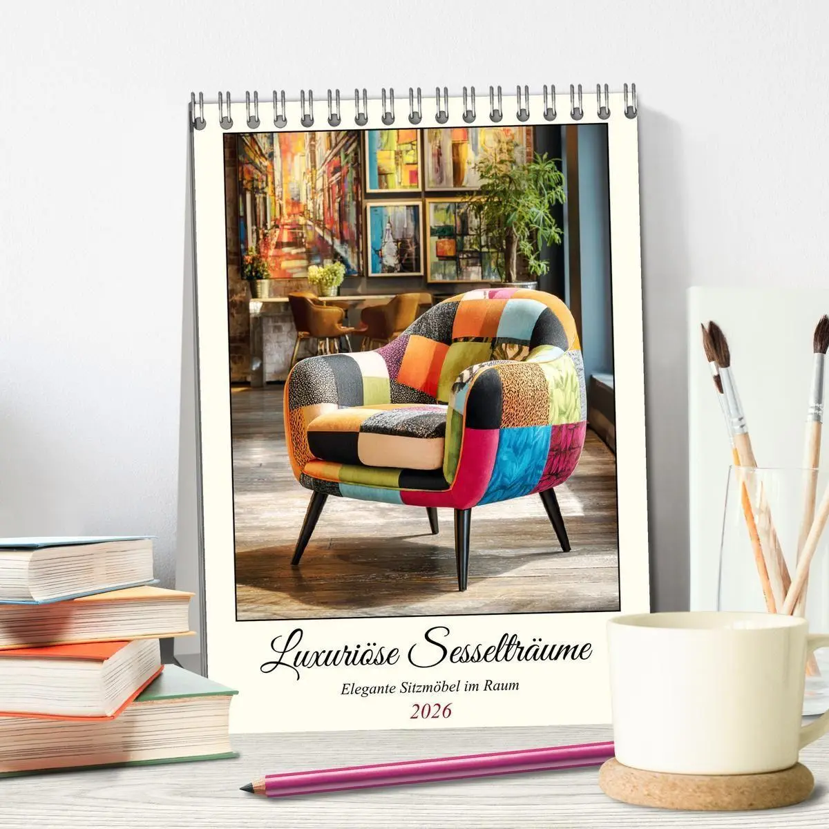 Bild: 9783516728828 | Luxuriöse Sesselträume. Elegante Sitzmöbel im Raum (Tischkalender...
