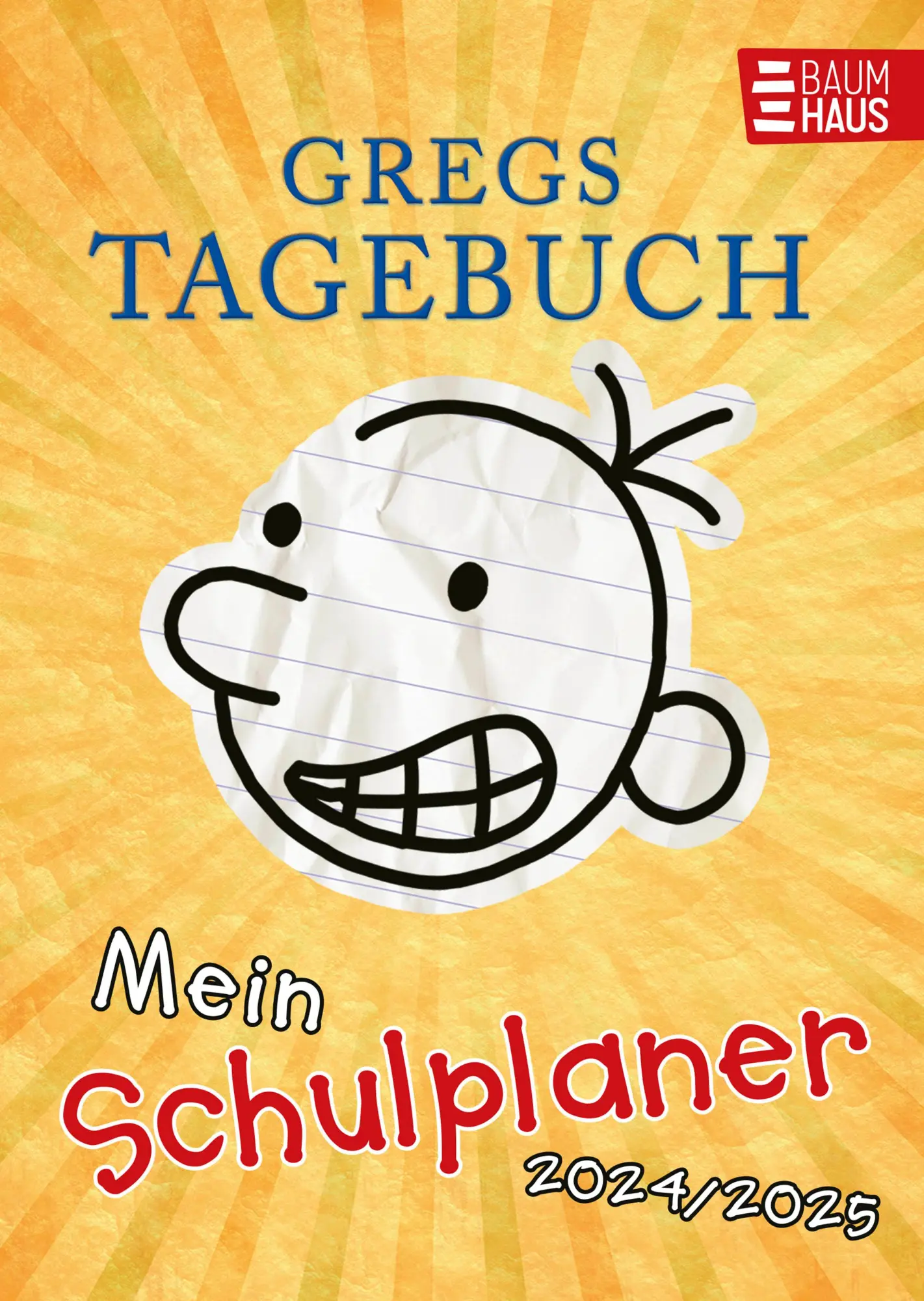 Cover: 9783833908828 | Gregs Tagebuch - Mein Schulplaner 2024/2025 | Jeff Kinney | Buch