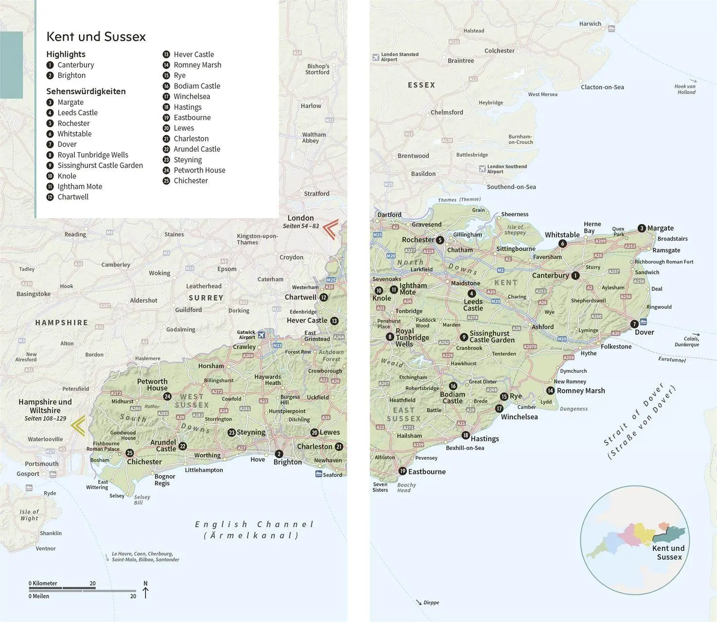Bild: 9783734208928 | Vis-à-Vis Reiseführer Südengland | DK Verlag - Reise | Taschenbuch