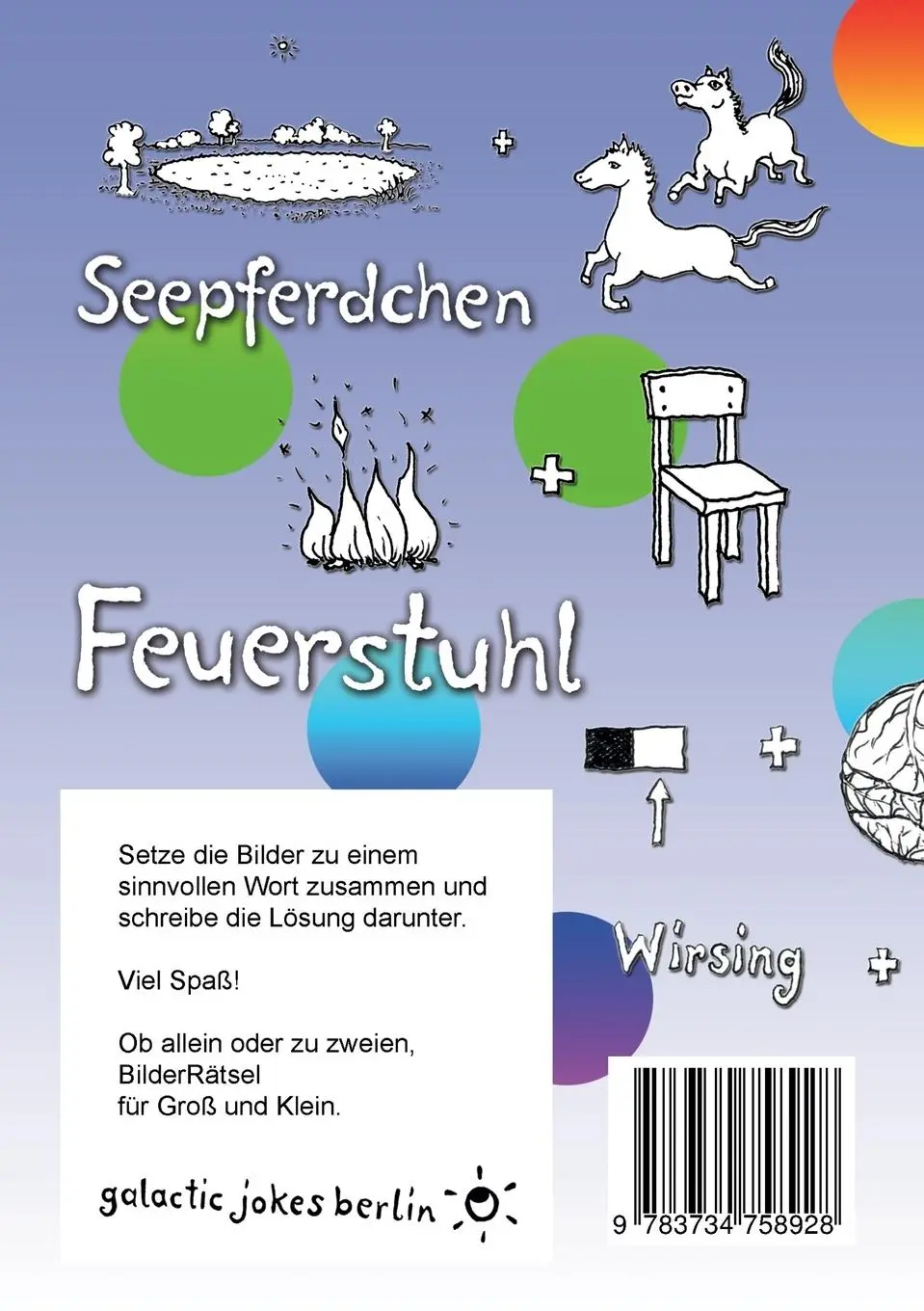 Rückseite: 9783734758928 | BilderRätsel | Gehirnjogging + Spaß für die ganze Familie | Roloff