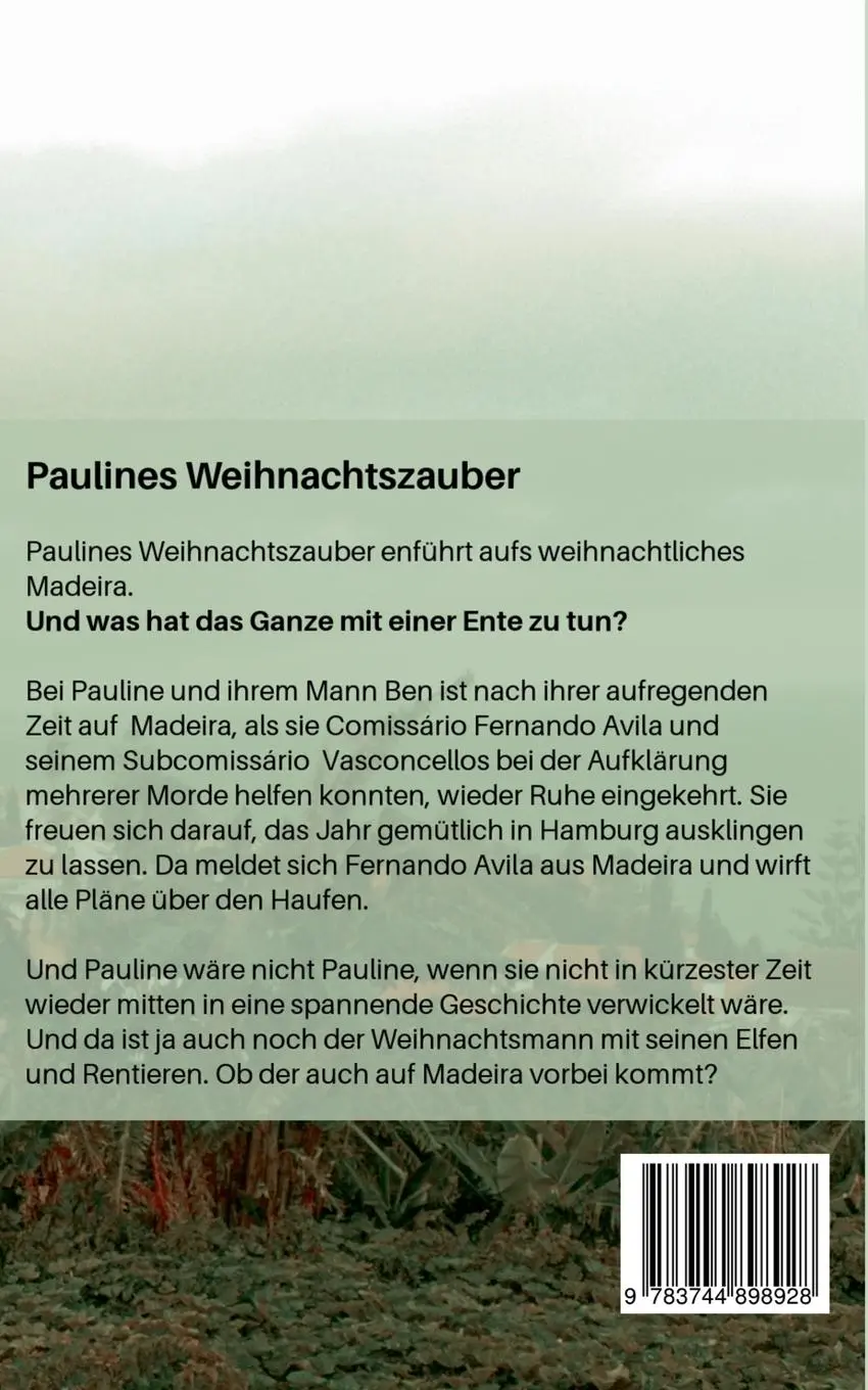 Rückseite: 9783744898928 | Paulines Weihnachtszauber | Weihnachtliche Kurzgeschichte | Summer