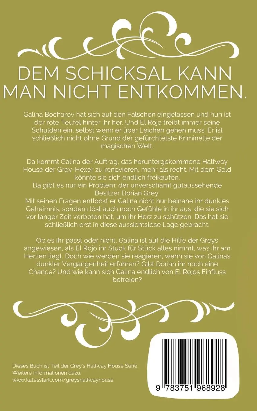 Rückseite: 9783751968928 | Schicksal des Orakels | Ein paranormaler Liebesroman | Kate S. Stark
