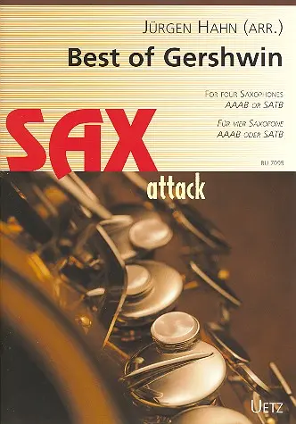 Cover: 9790501468928 | Best of Gershwin für 4 Saxophone (AAAB/SATB) Partitur und Stimmen