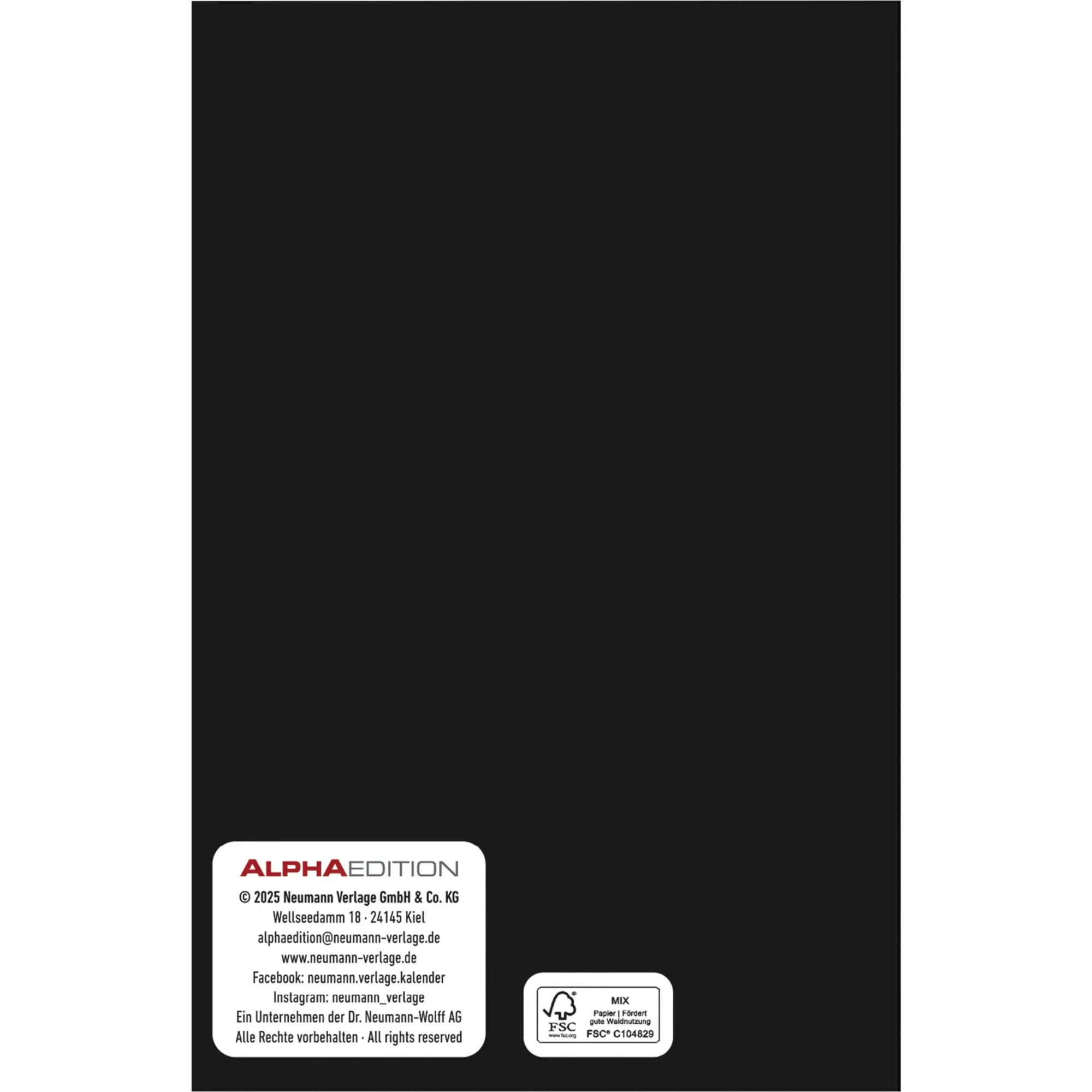 Rückseite: 4069095009028 | Schülerkalender Quote schwarz | Kalender | 128 S. | Deutsch