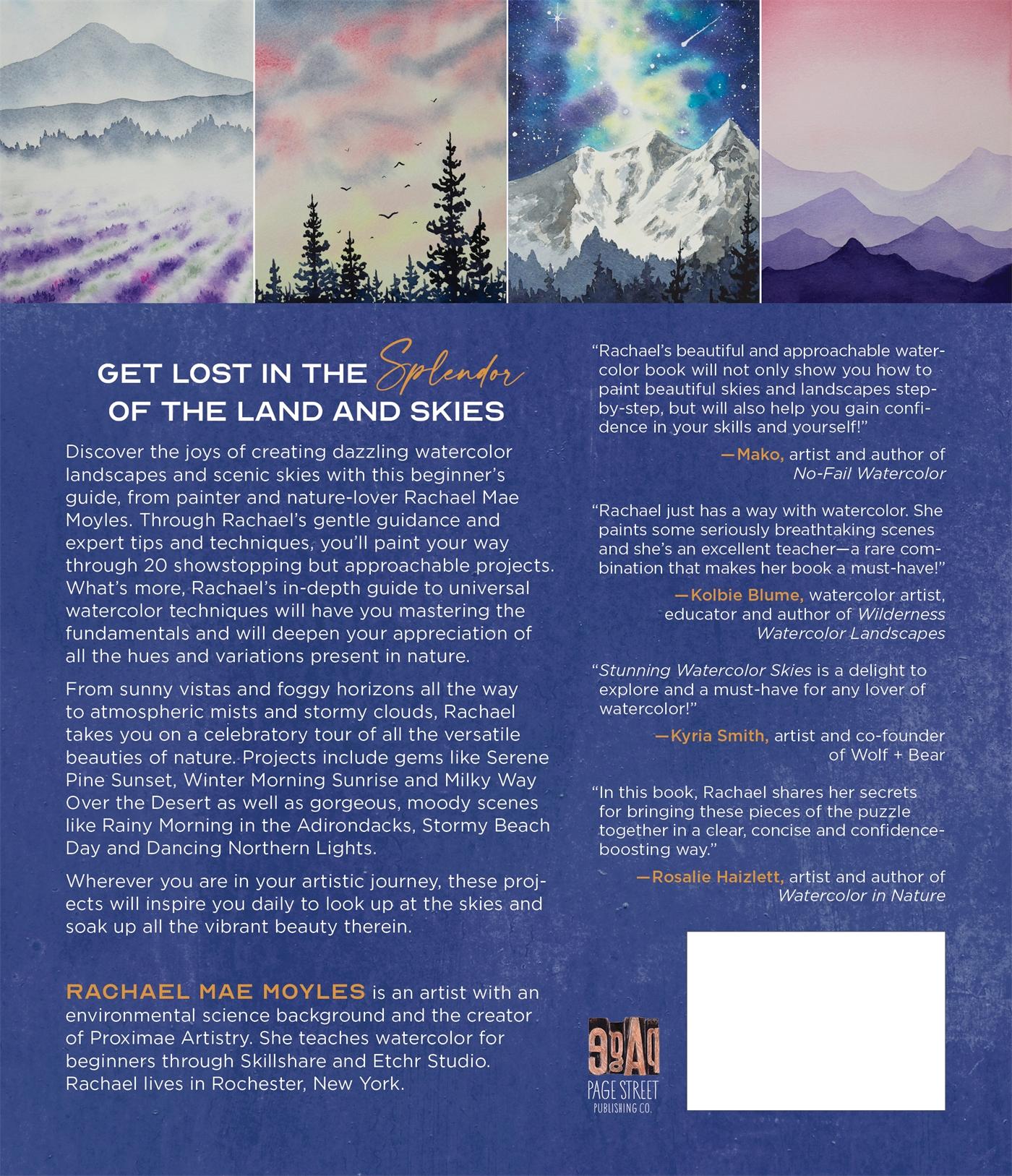Rückseite: 9781645679028 | Stunning Watercolor Skies | Rachael Mae Moyles | Taschenbuch | 2023