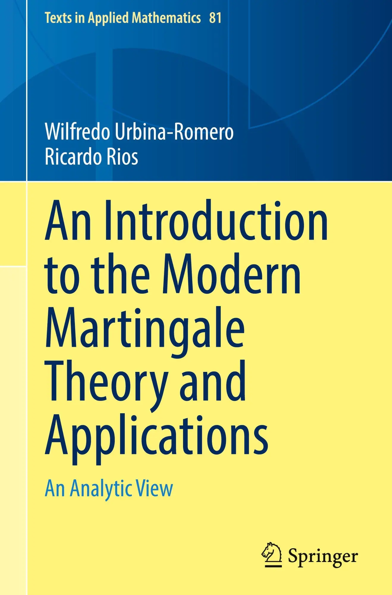 Cover: 9783031889028 | An Introduction to the Modern Martingale Theory and Applications | xvi