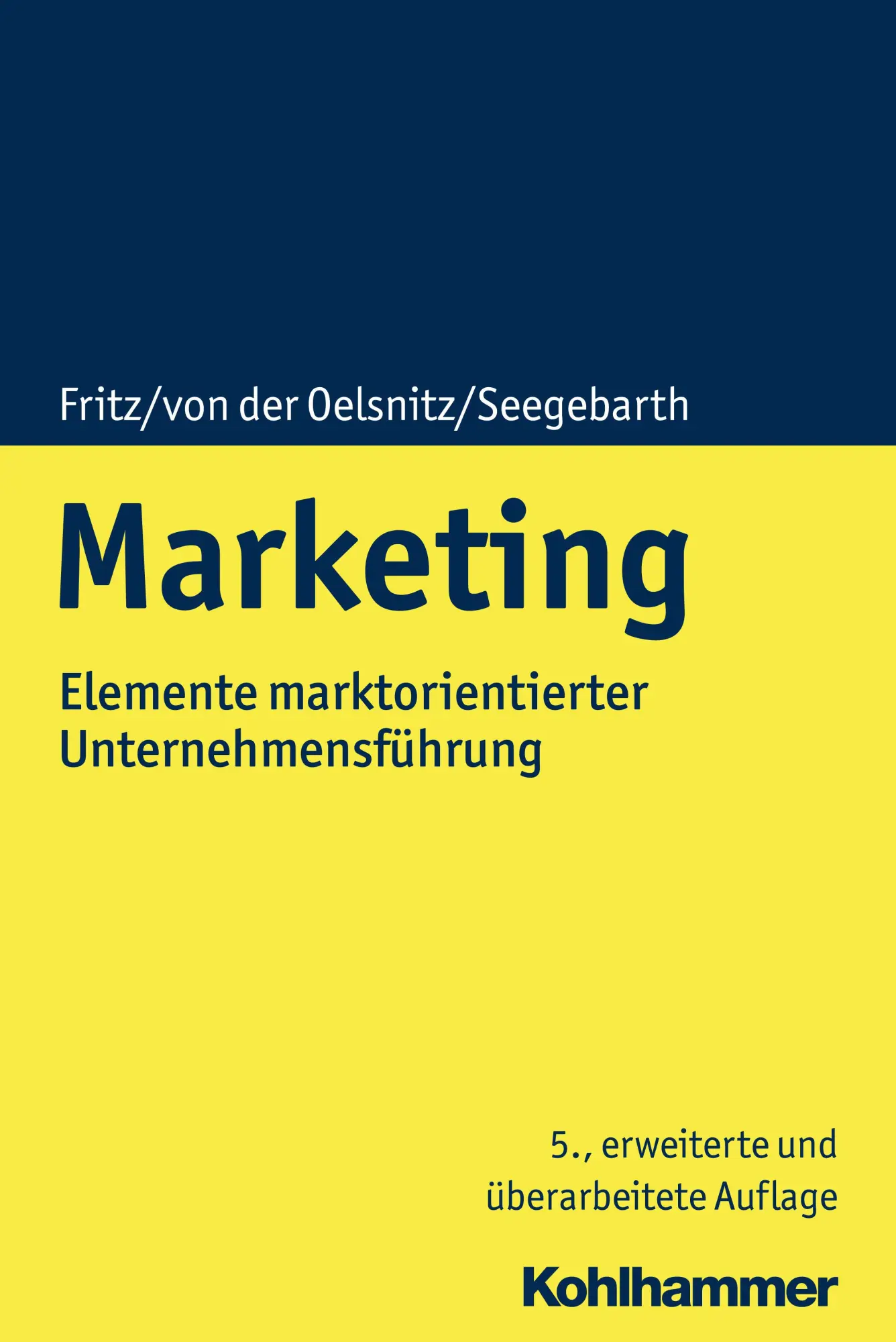 Cover: 9783170319028 | Marketing | Elemente marktorientierter Unternehmensführung | Fritz