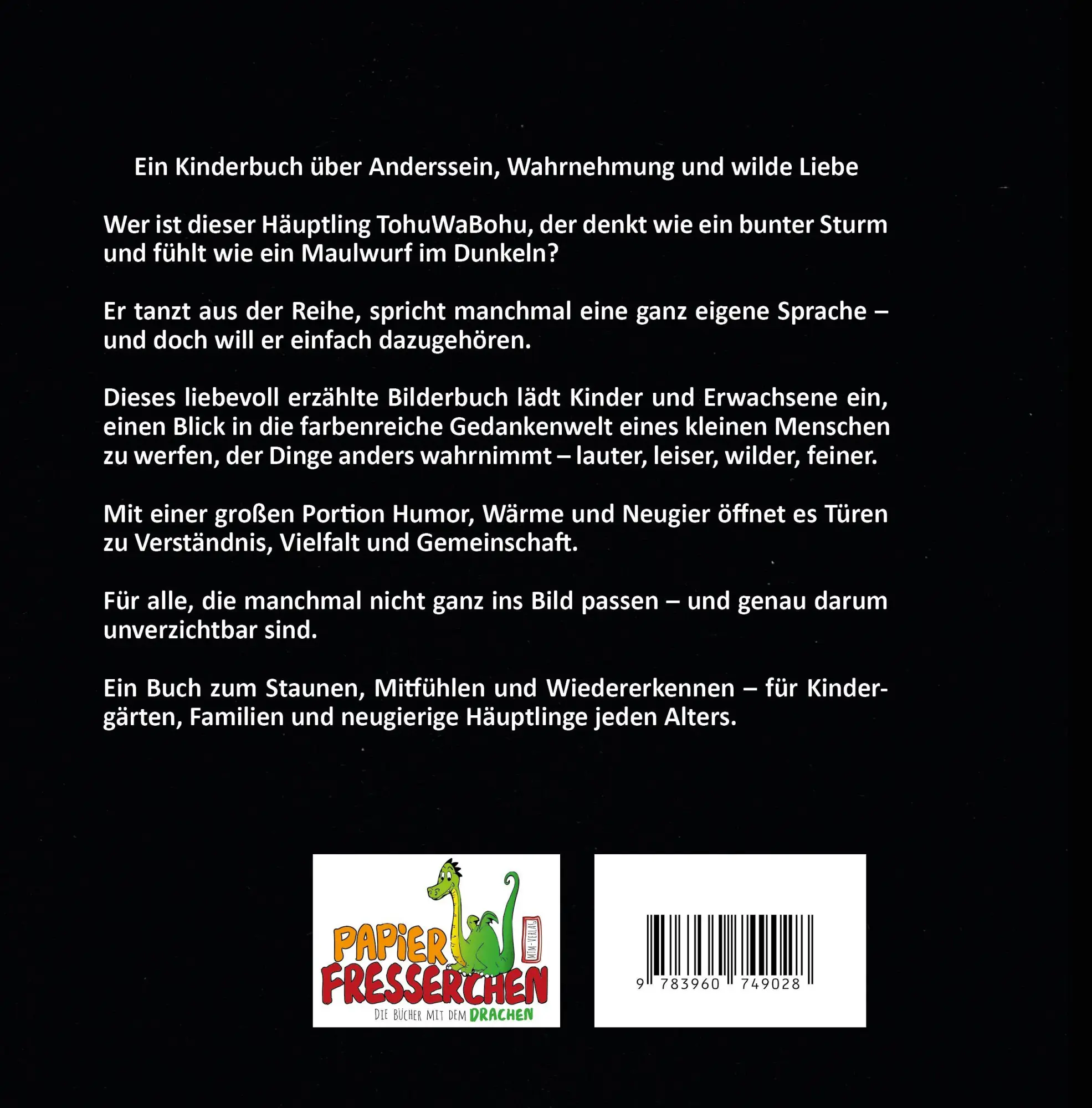 Rückseite: 9783960749028 | Häuptling Tohuwabohu | Rabea Funk | Taschenbuch | 40 S. | Deutsch