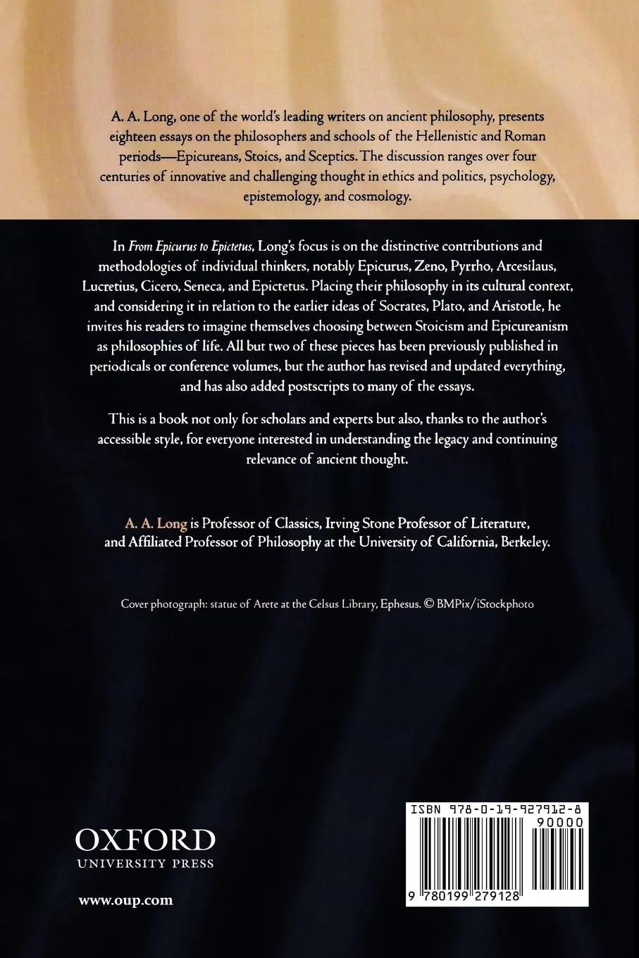 Rückseite: 9780199279128 | From Epicurus to Epictetus | A. A. Long | Taschenbuch | Englisch