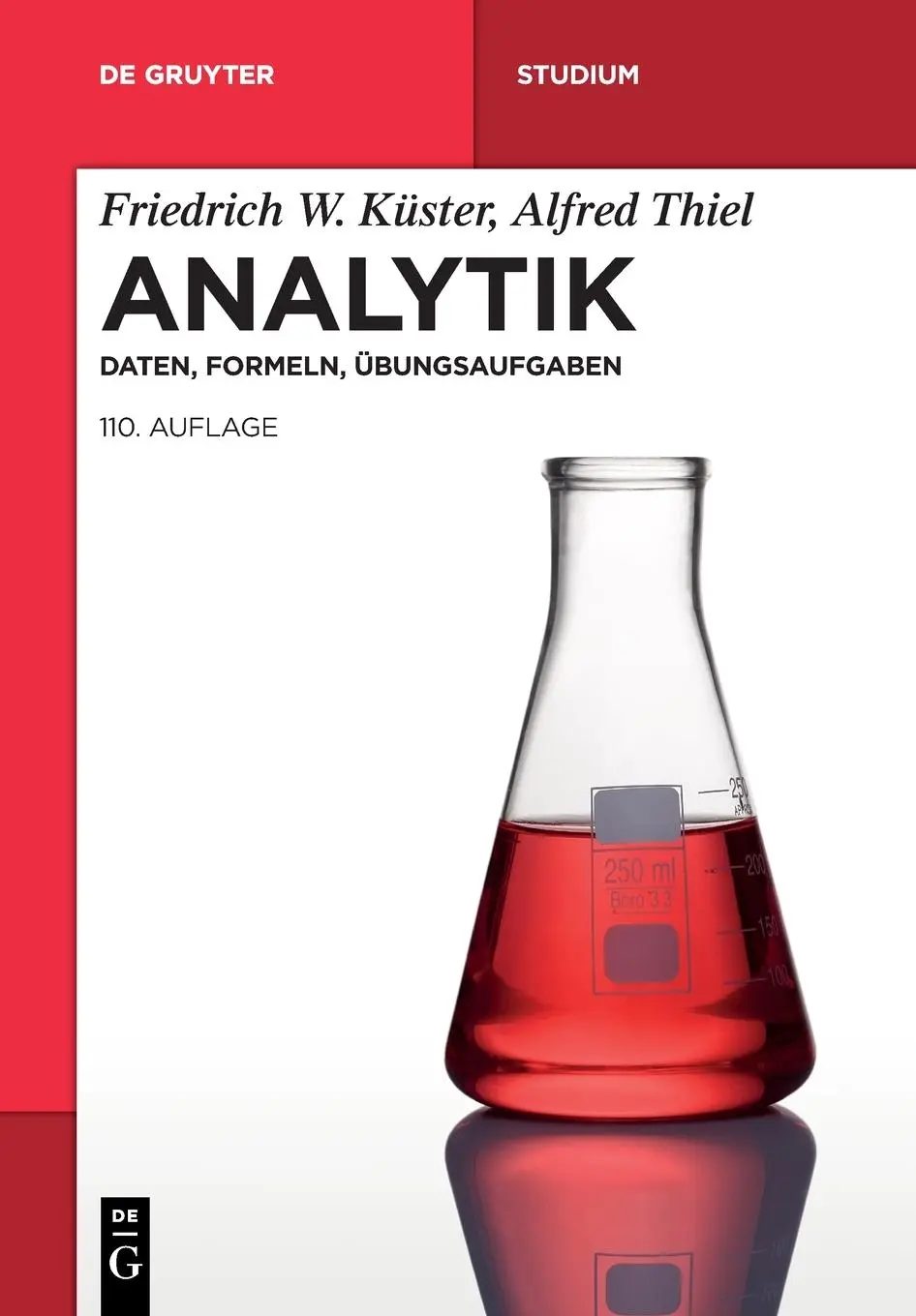 Cover: 9783110769128 | Analytik | Daten, Formeln, Übungsaufgaben | Andreas Seubert | Buch