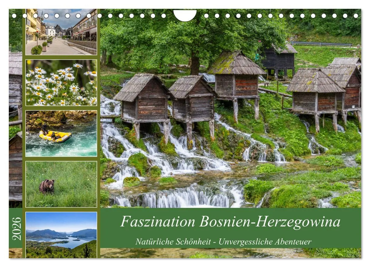 Cover: 9783457369128 | Faszination Bosnien-Herzegowina (Wandkalender 2026 DIN A4 quer),...