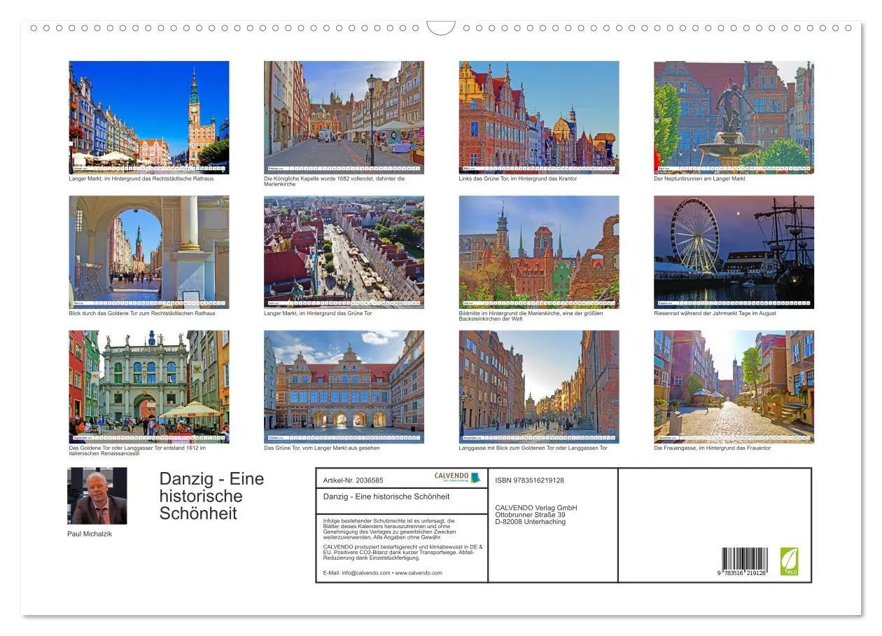 Bild: 9783516219128 | Danzig - Eine historische Schönheit (Wandkalender 2026 DIN A2...