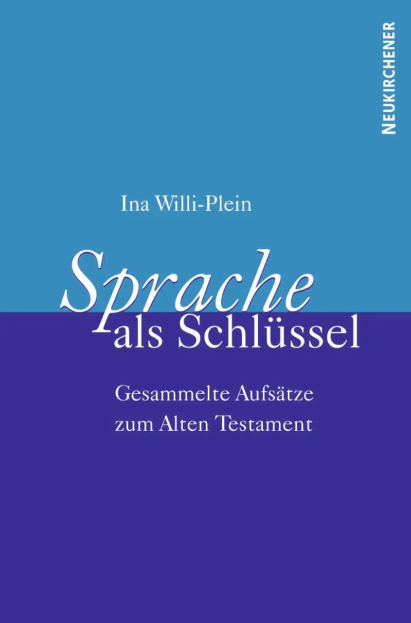 Cover: 9783788719128 | Sprache als Schlüssel | Gesammelte Aufsätze zum Alten Testament | Buch