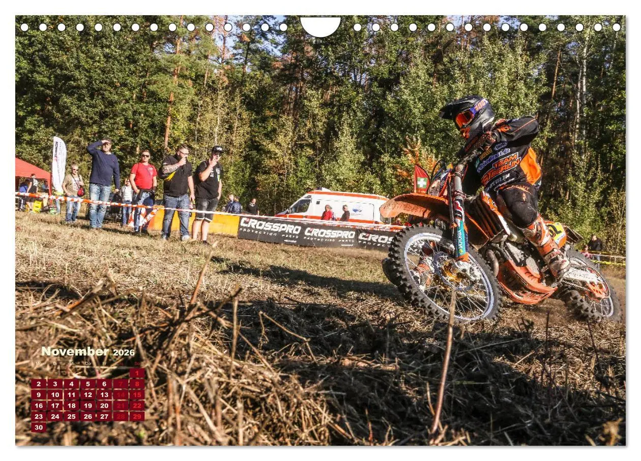 Bild: 9783457669228 | Enduro Mit Speed durch`s Gelände (Wandkalender 2026 DIN A4 quer),...