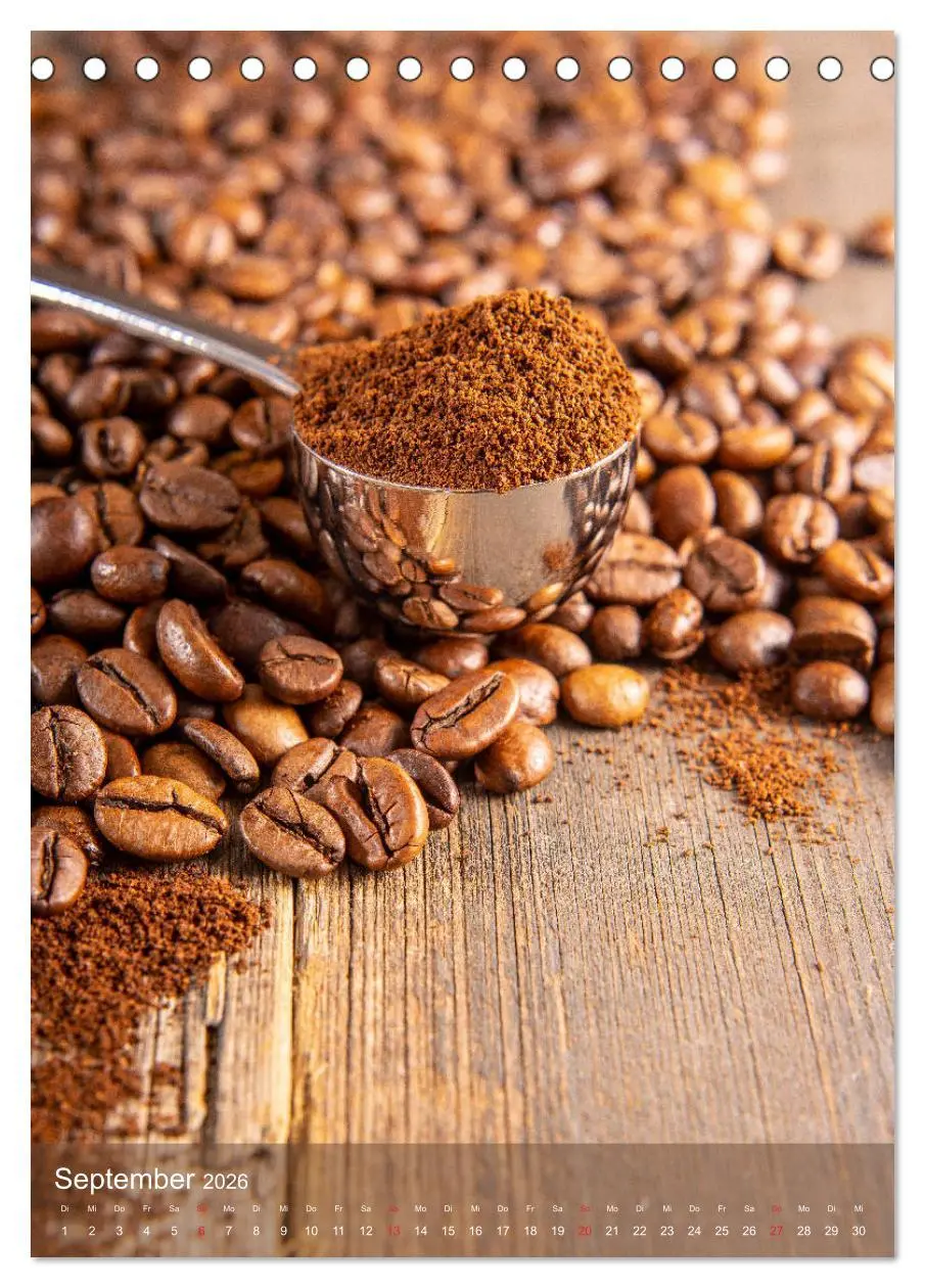 Bild: 9783516379228 | Kaffee für ein Genusserlebnis (Tischkalender 2026 DIN A5 hoch),...