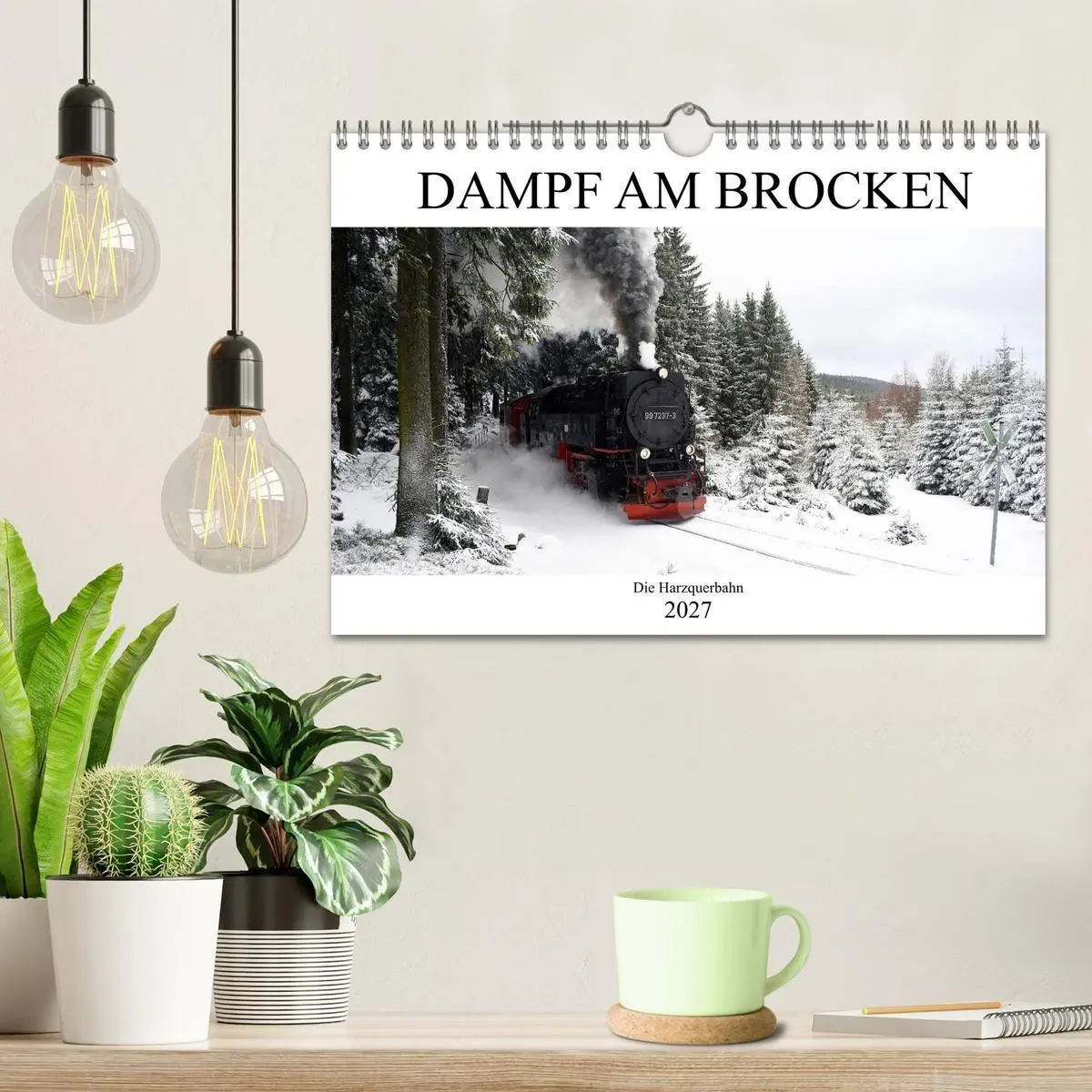 Bild: 9783569779228 | Dampf am Brocken - Die Harzquerbahn (Wandkalender 2027 DIN A4...