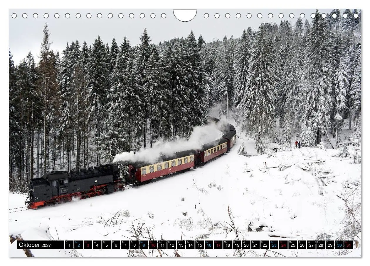 Bild: 9783569779228 | Dampf am Brocken - Die Harzquerbahn (Wandkalender 2027 DIN A4...