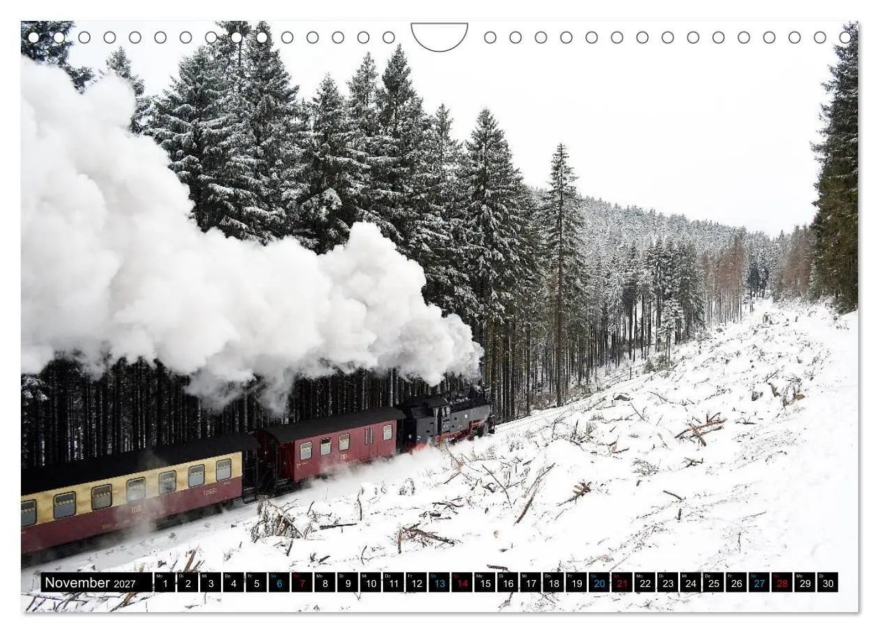Bild: 9783569779228 | Dampf am Brocken - Die Harzquerbahn (Wandkalender 2027 DIN A4...
