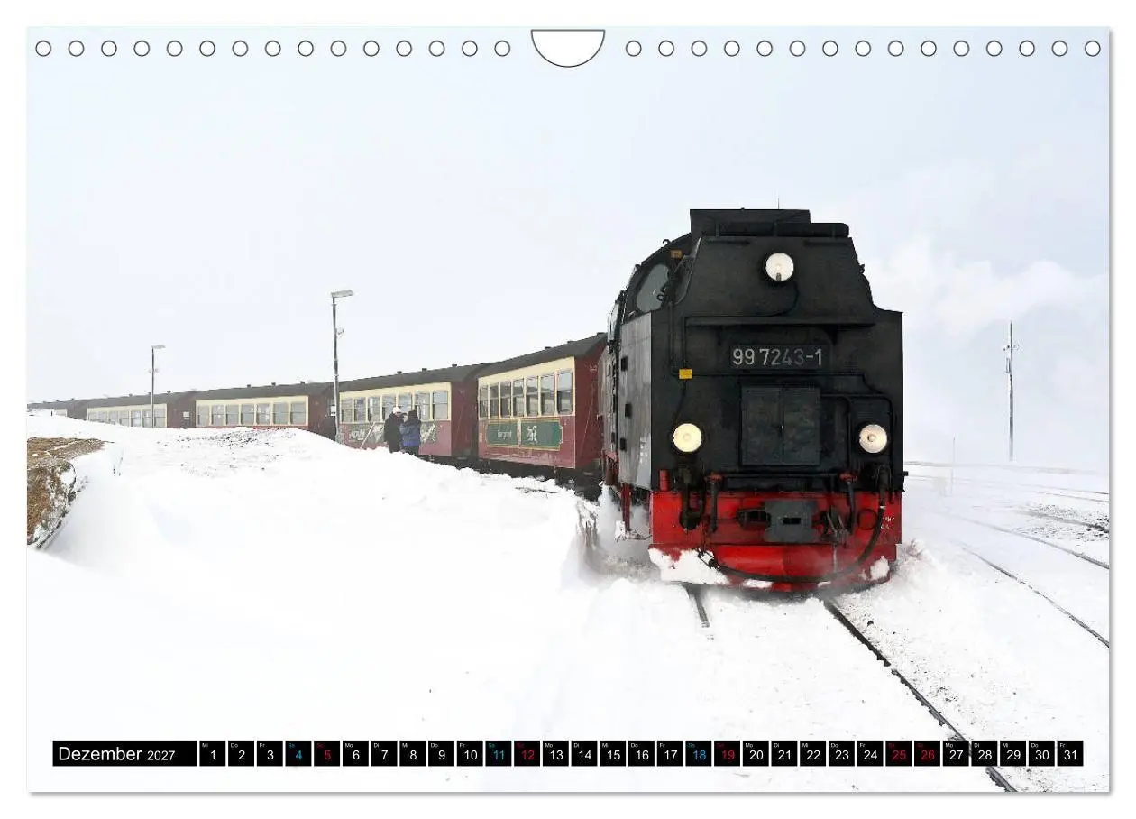 Bild: 9783569779228 | Dampf am Brocken - Die Harzquerbahn (Wandkalender 2027 DIN A4...